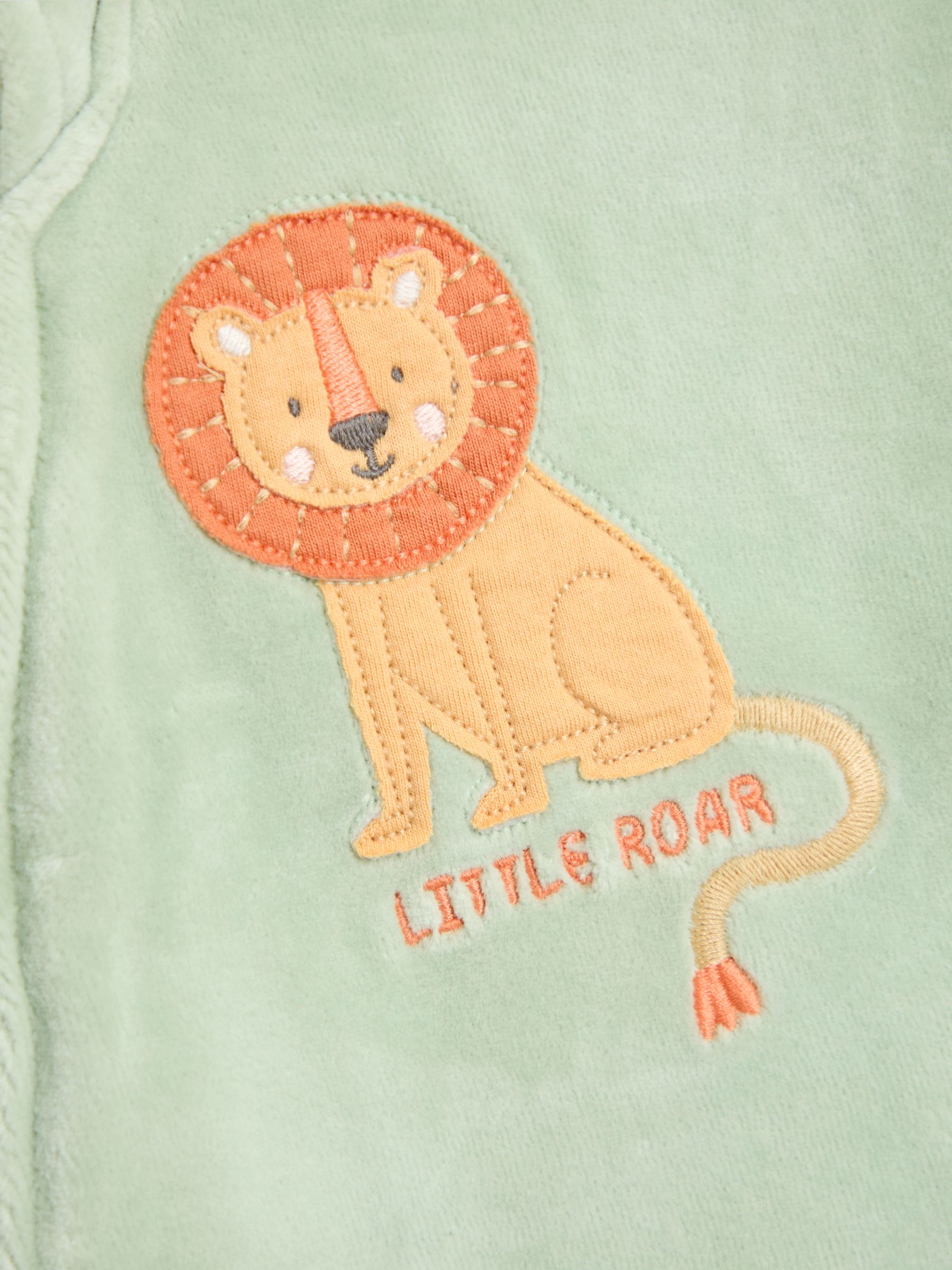 Green Lion Velour Applique All-In-One - Image 3 of 3