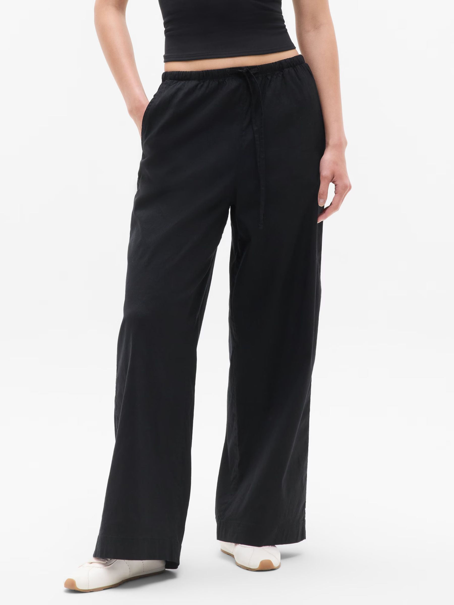 Athleta Black Paradise Wide Leg Trousers - Image 1 of 1