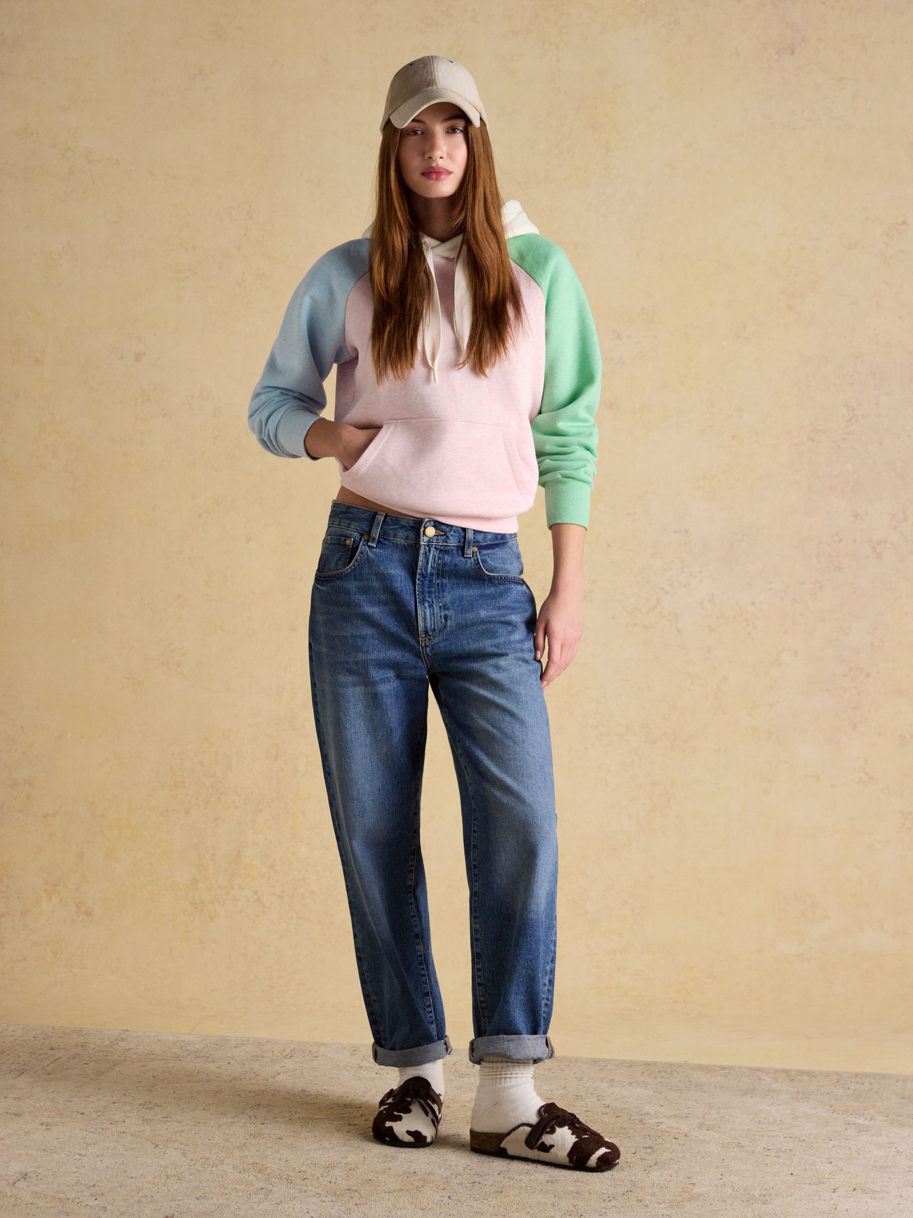 Milbourne Colourblock Cotton Blend Hoodie - Image 3 of 7