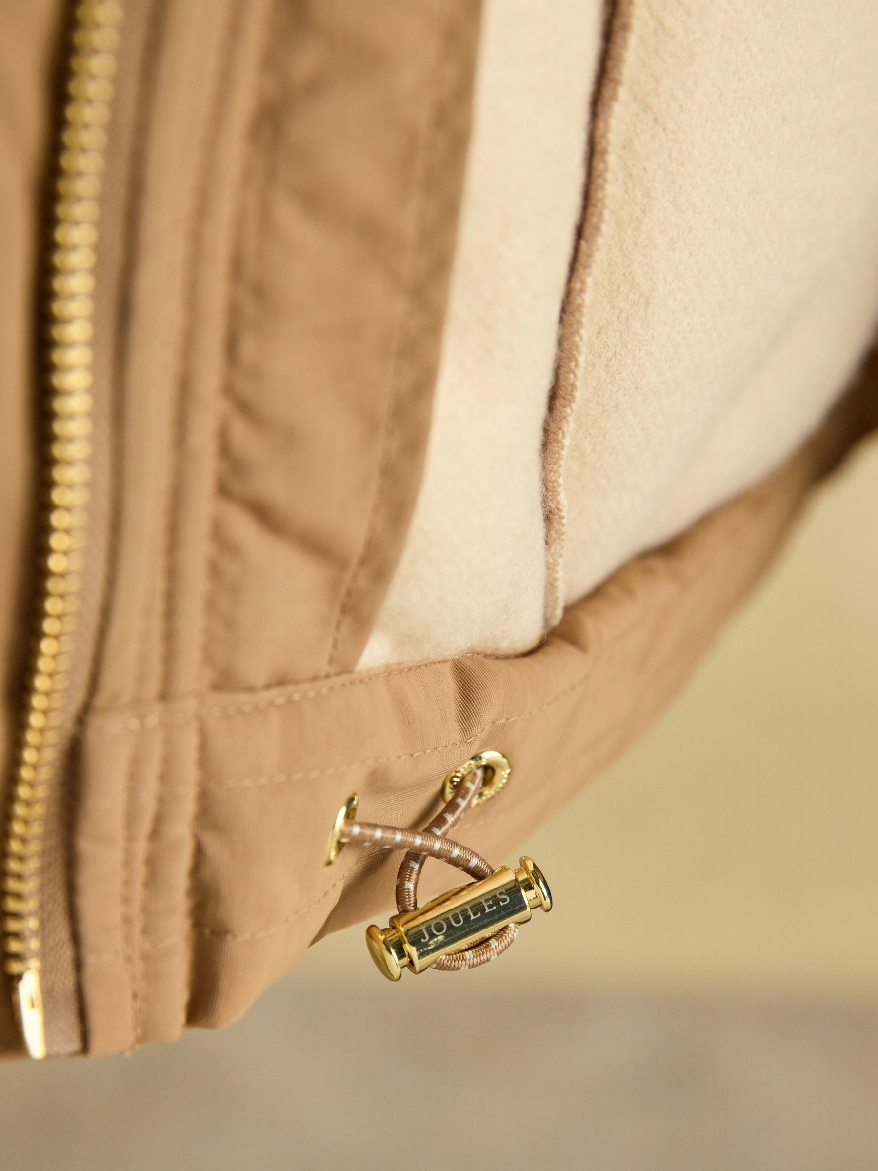 Cream 2 in 1 Zip Up Borg Fleece Jacket - Image 14 of 15