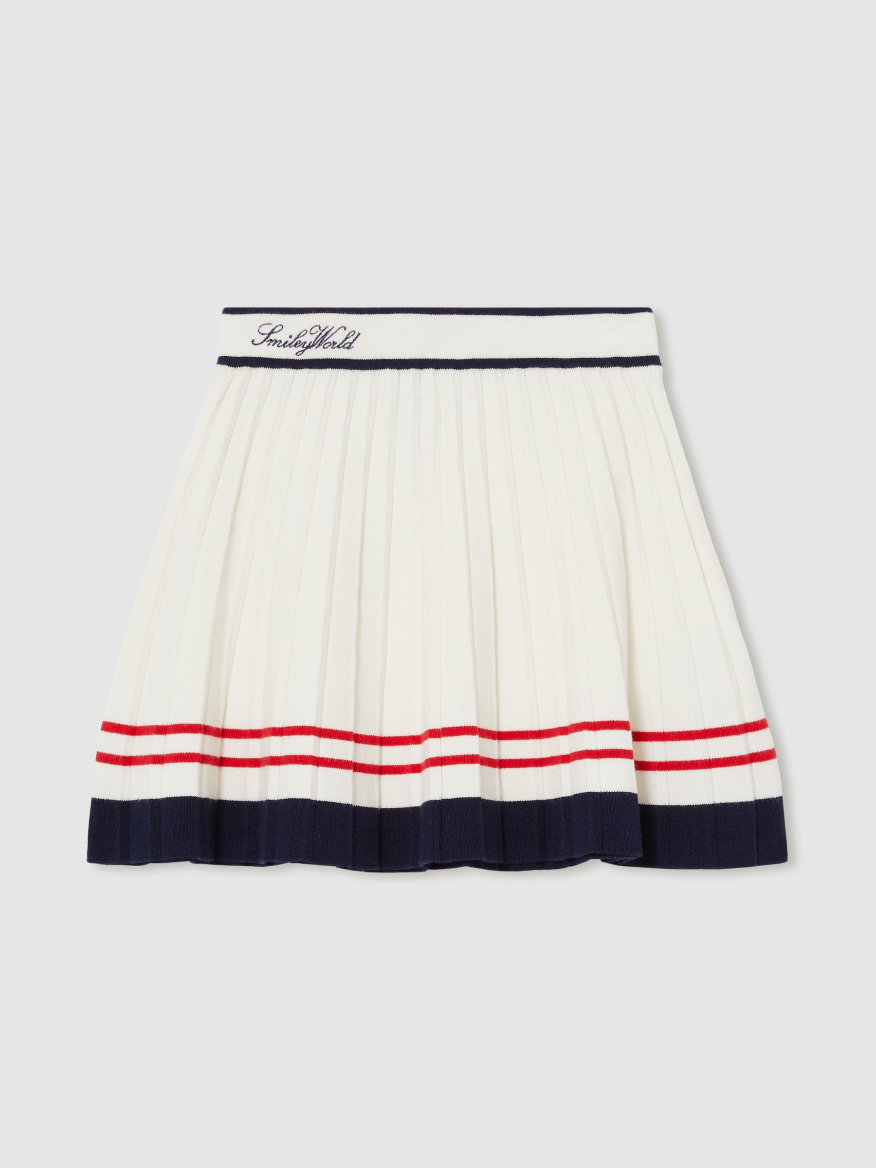 13-14 yrs SmileyWorld | Reiss Tennis Skirt in Off White - Image 1 of 5 13-14 yrs SmileyWorld | Reiss Tennis Skirt in Off White - Image 1 of 5