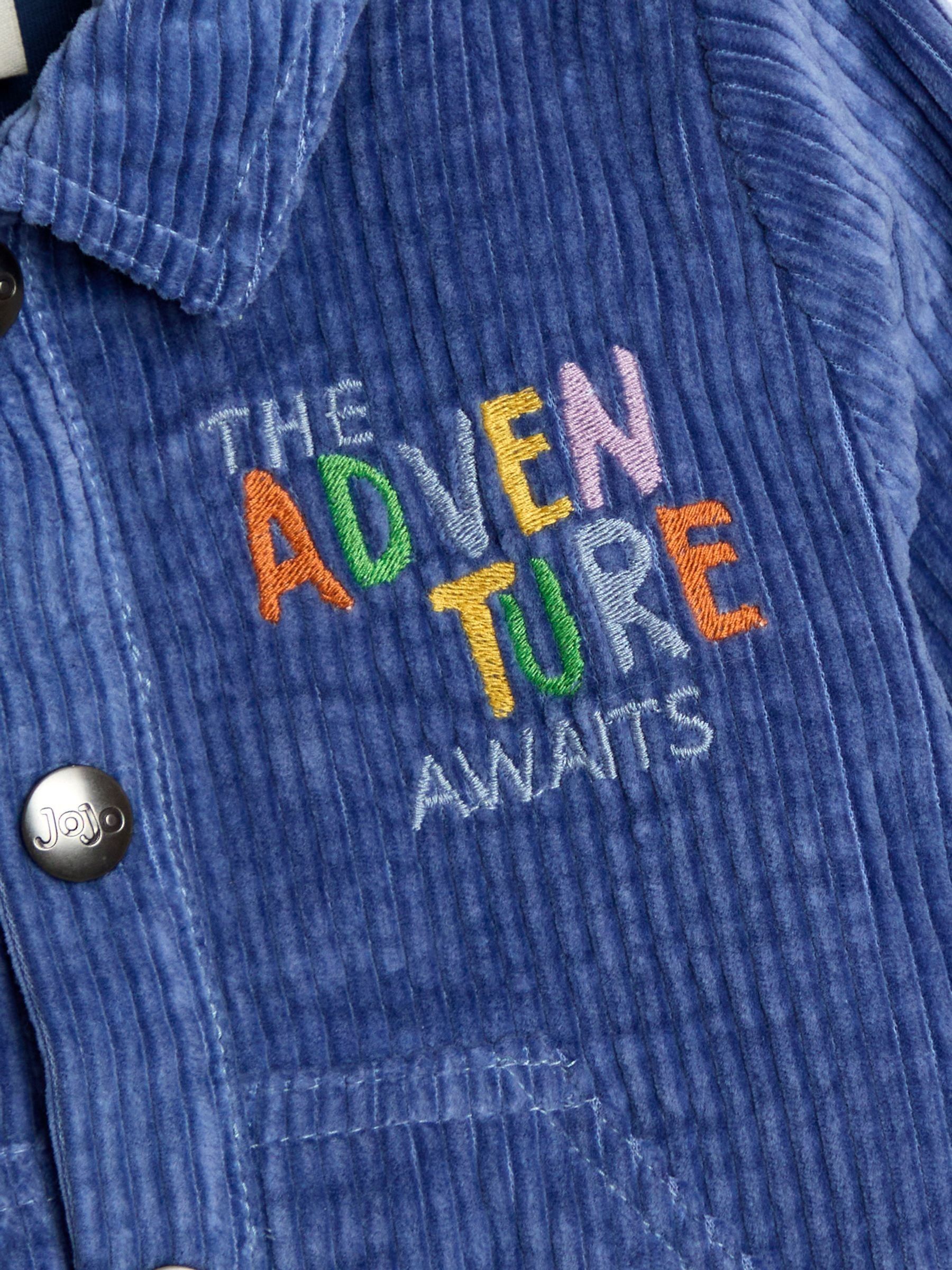 Indigo Blue Adventure Awaits Cord Romper - Image 3 of 4