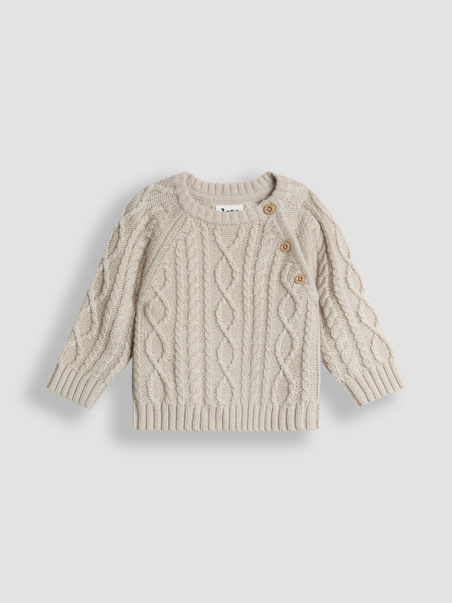 Natural 2-Piece Cable Knit Set - Image 5 of 9