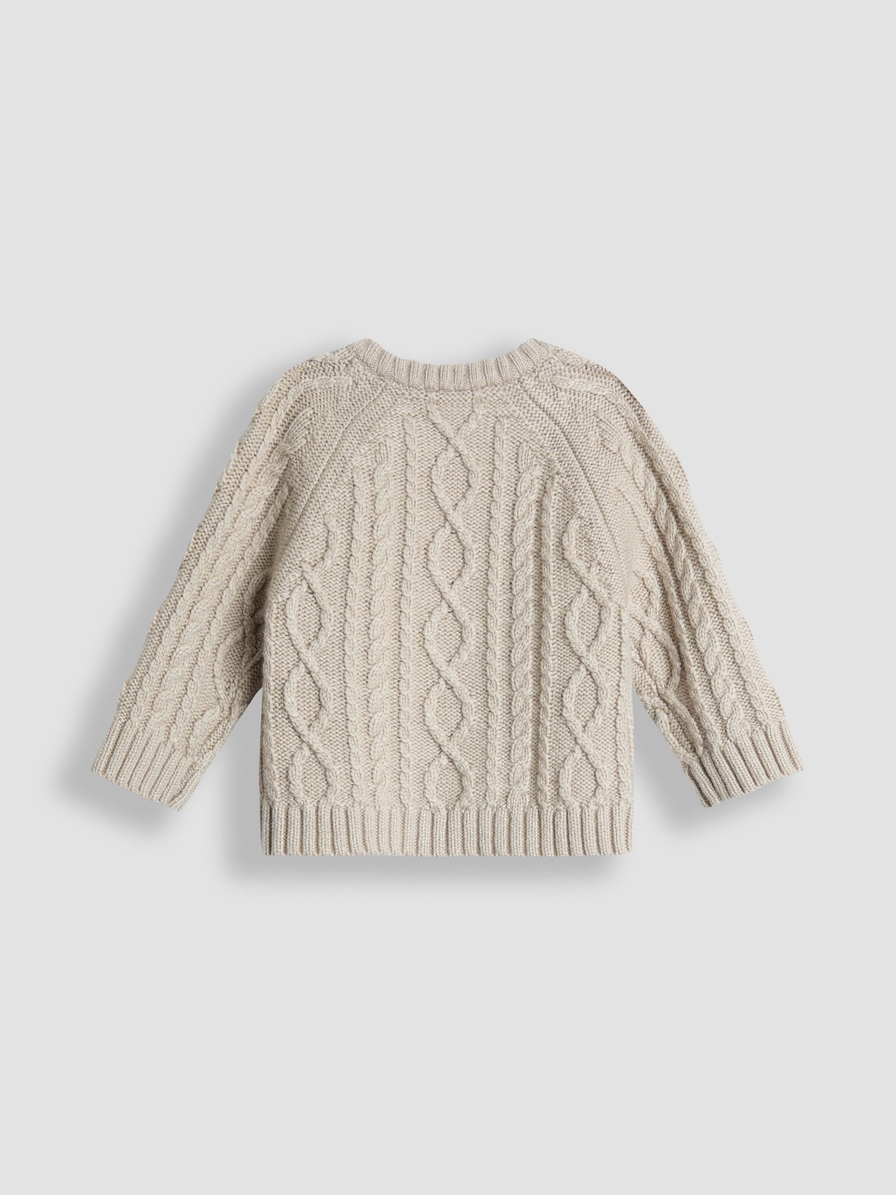 Natural 2-Piece Cable Knit Set - Image 7 of 9