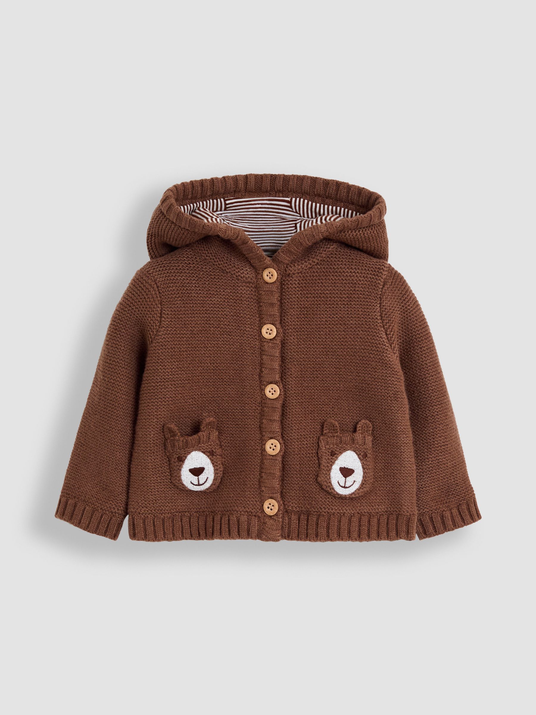 Brown Bear Pocket Cardigan - Image 3 of 5