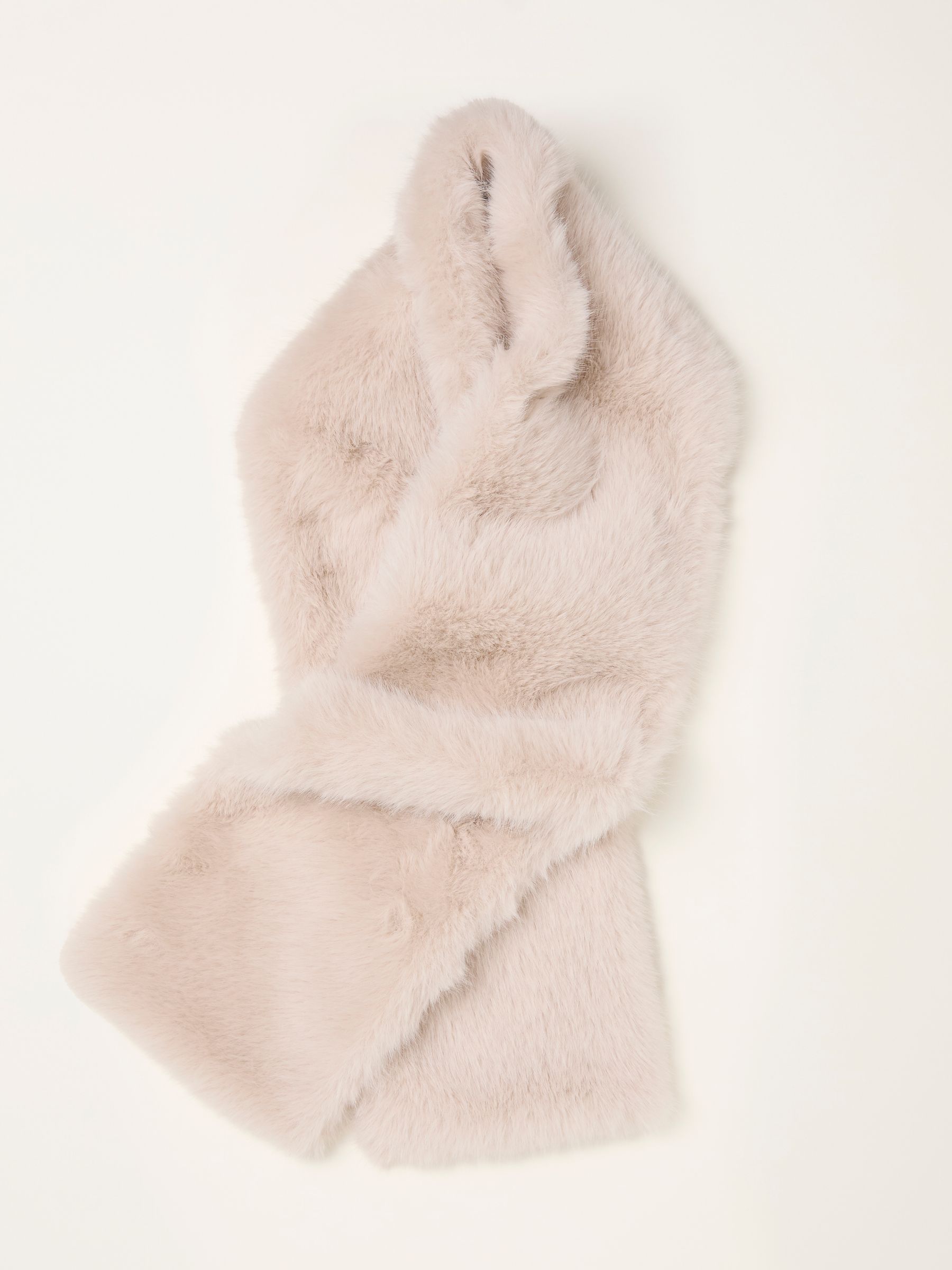 Ivory Faux Fur Scarf - Image 1 of 2