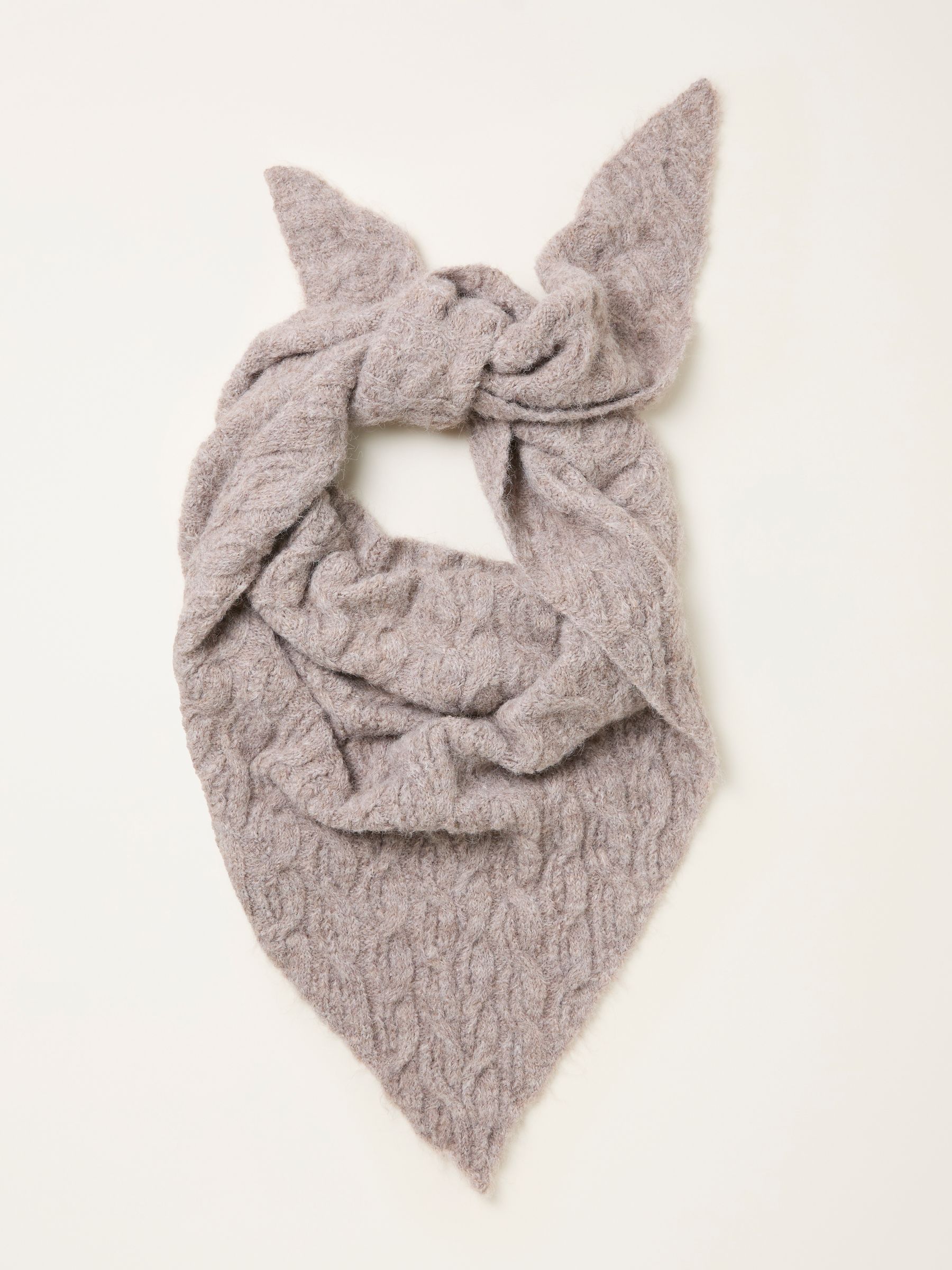Oatmeal Cable Shawl - Image 1 of 3