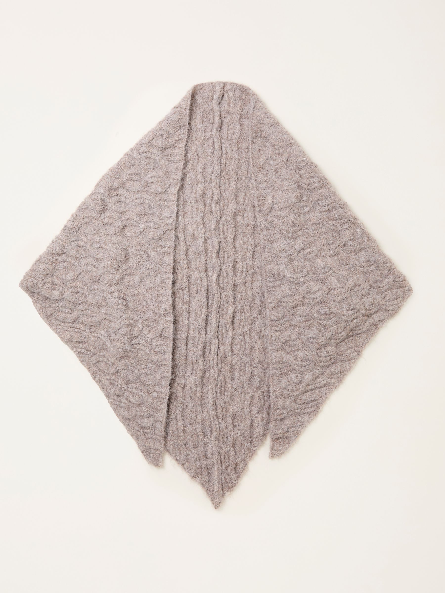Oatmeal Cable Shawl - Image 2 of 3