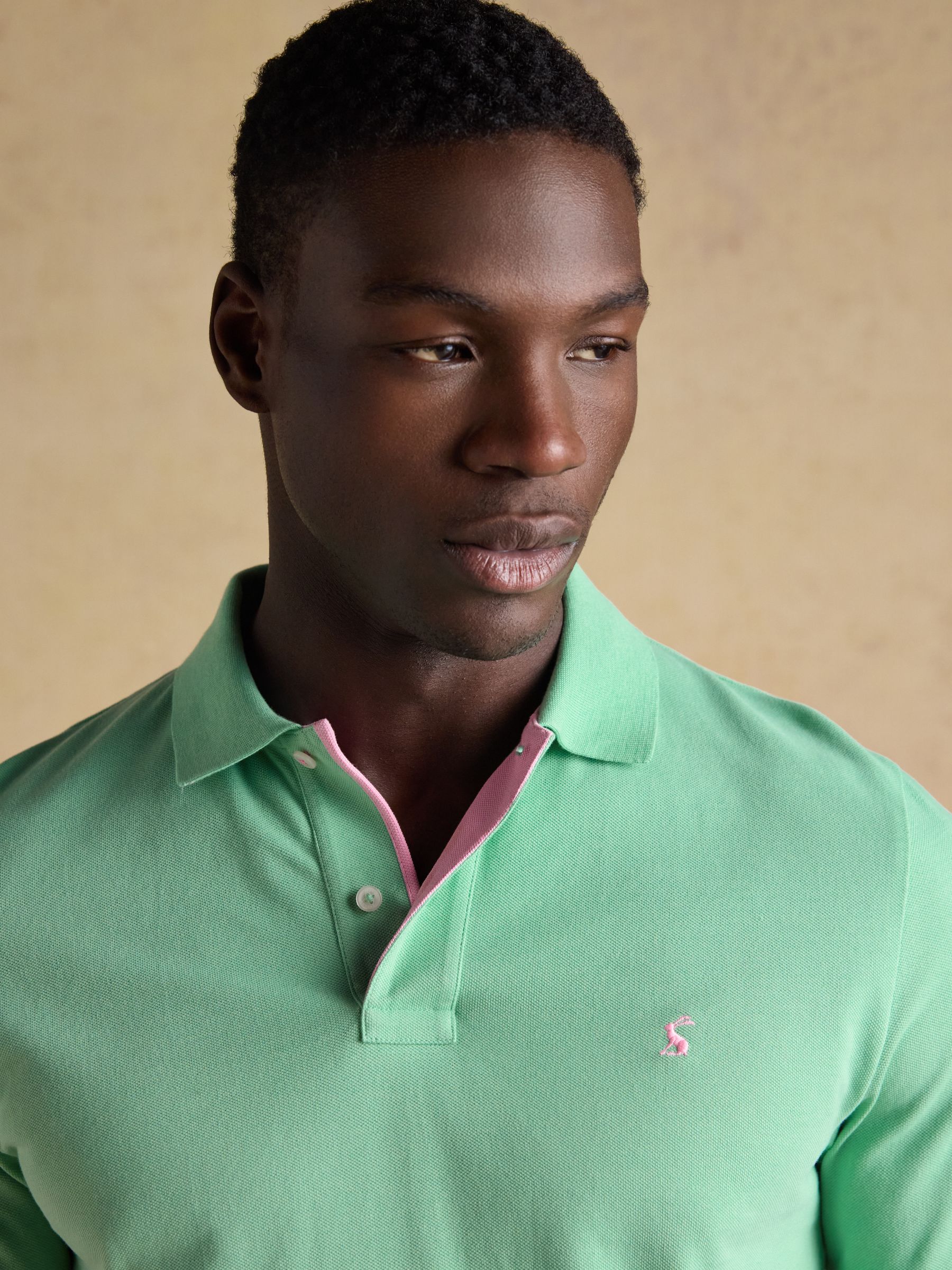 Woody Light Green Cotton Pique Polo Shirt - Image 3 of 7