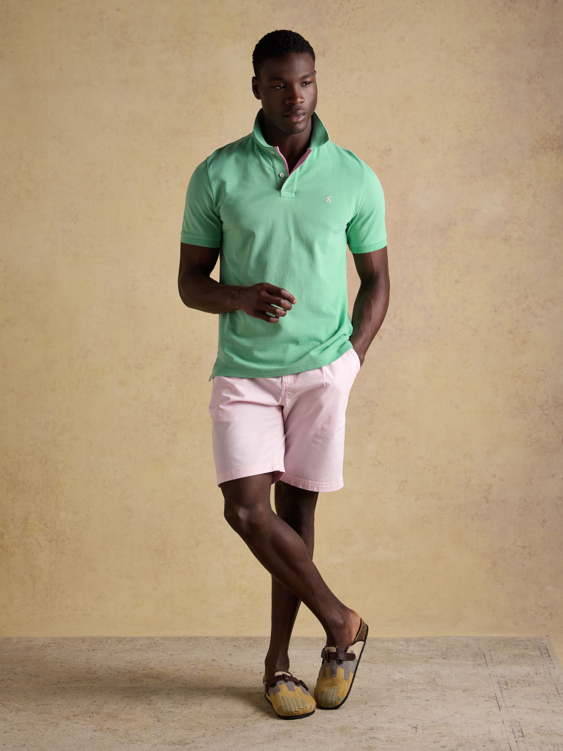 Woody Light Green Cotton Pique Polo Shirt - Image 5 of 7