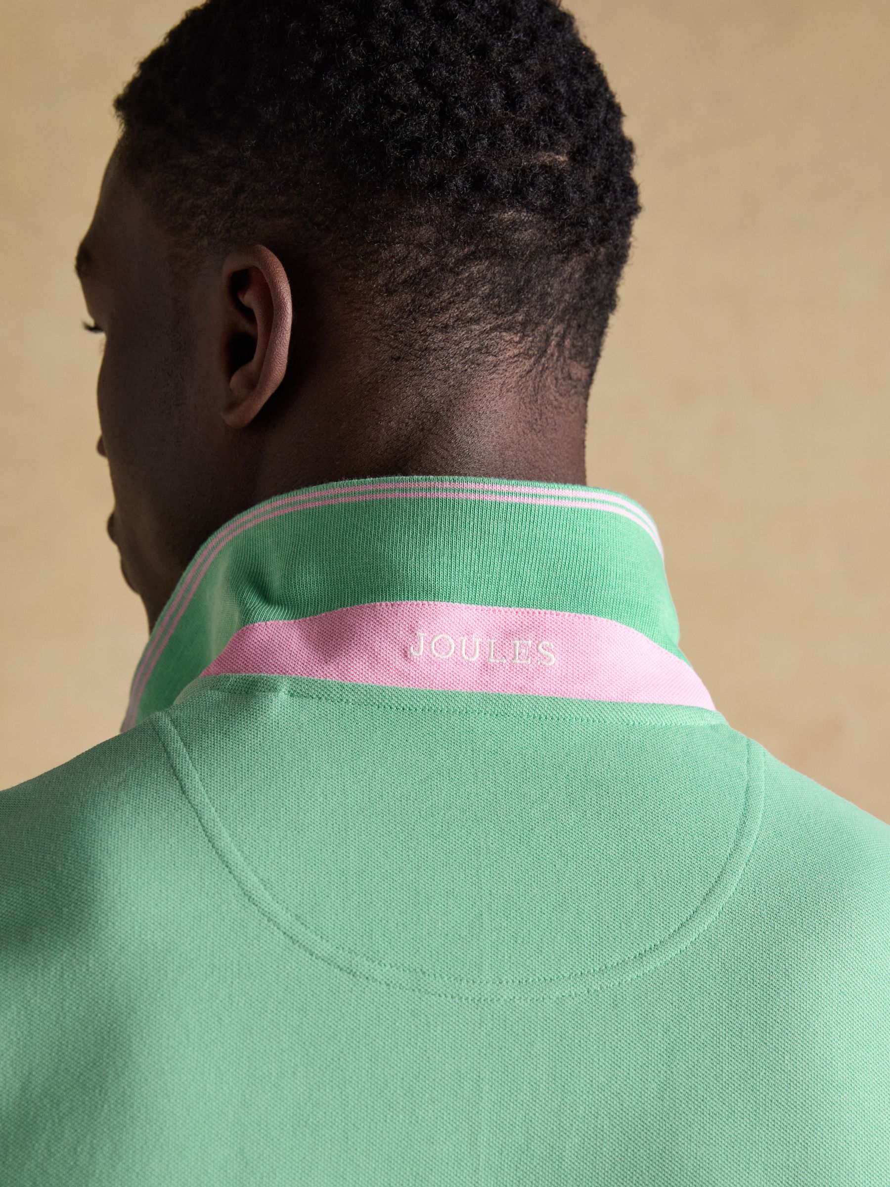 Woody Light Green Cotton Pique Polo Shirt - Image 6 of 7