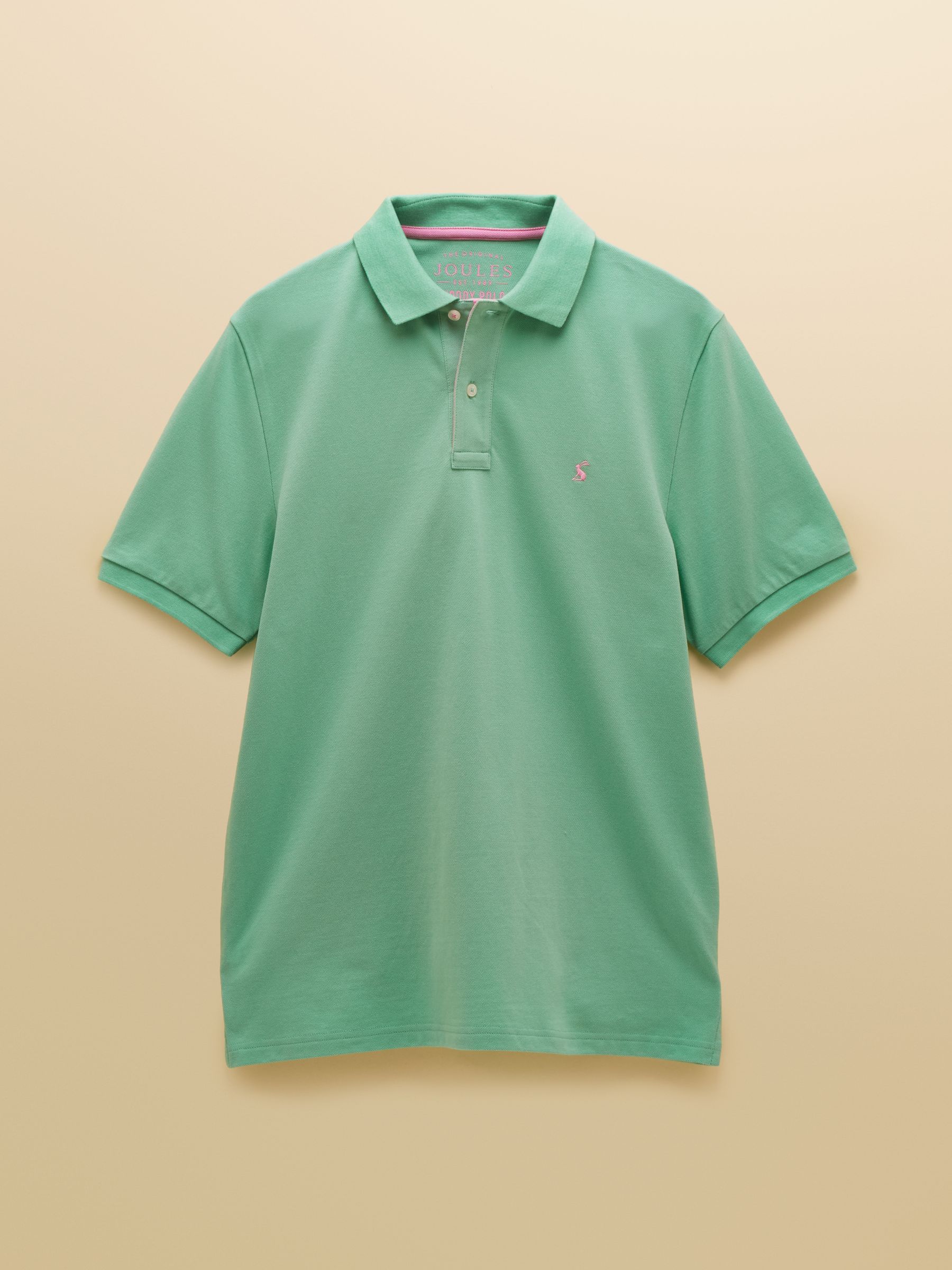 Woody Light Green Cotton Pique Polo Shirt - Image 7 of 7