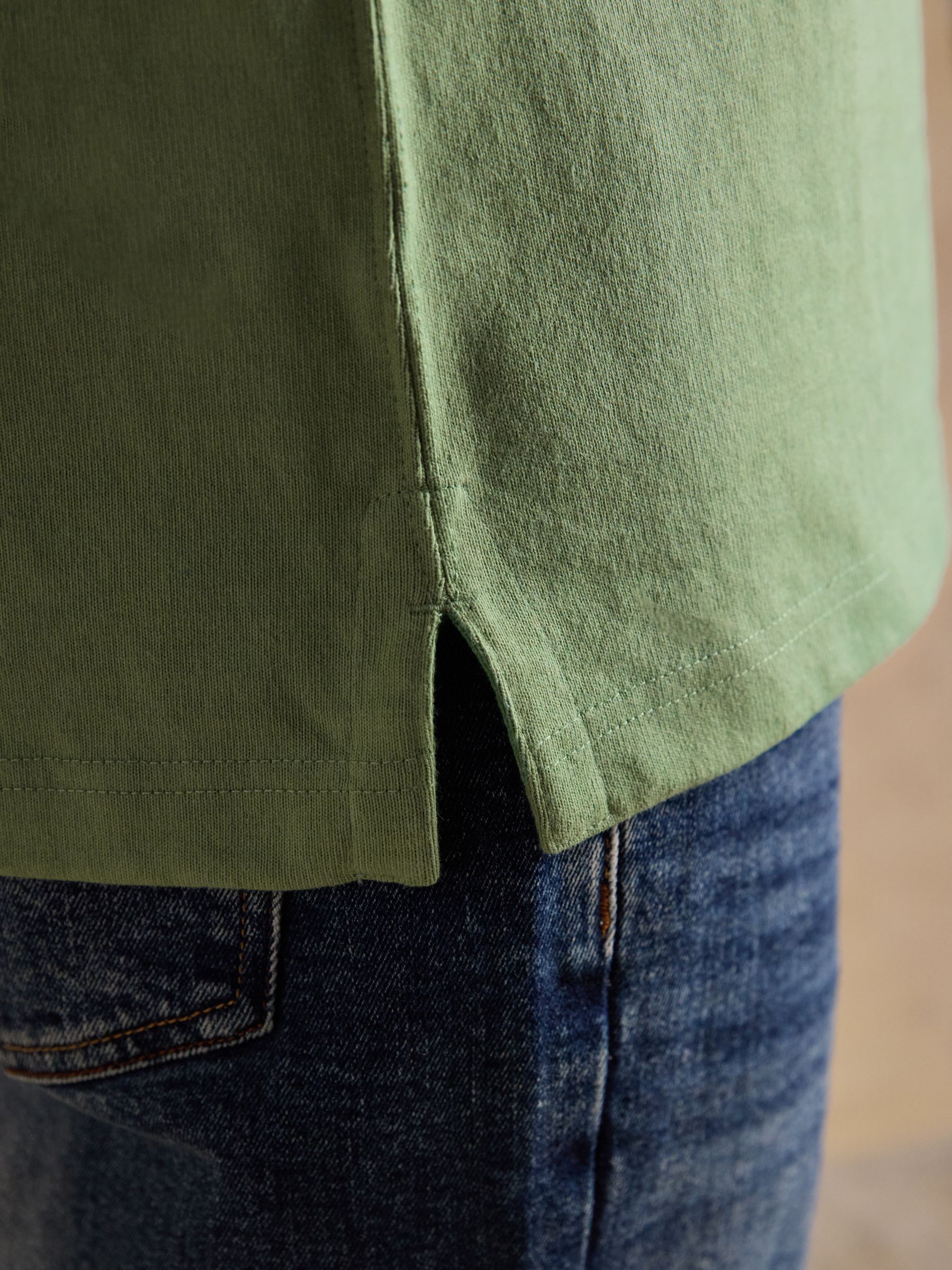 Rugby Club Green & Pink Short Sleeve Polo Shirt - Image 6 of 8