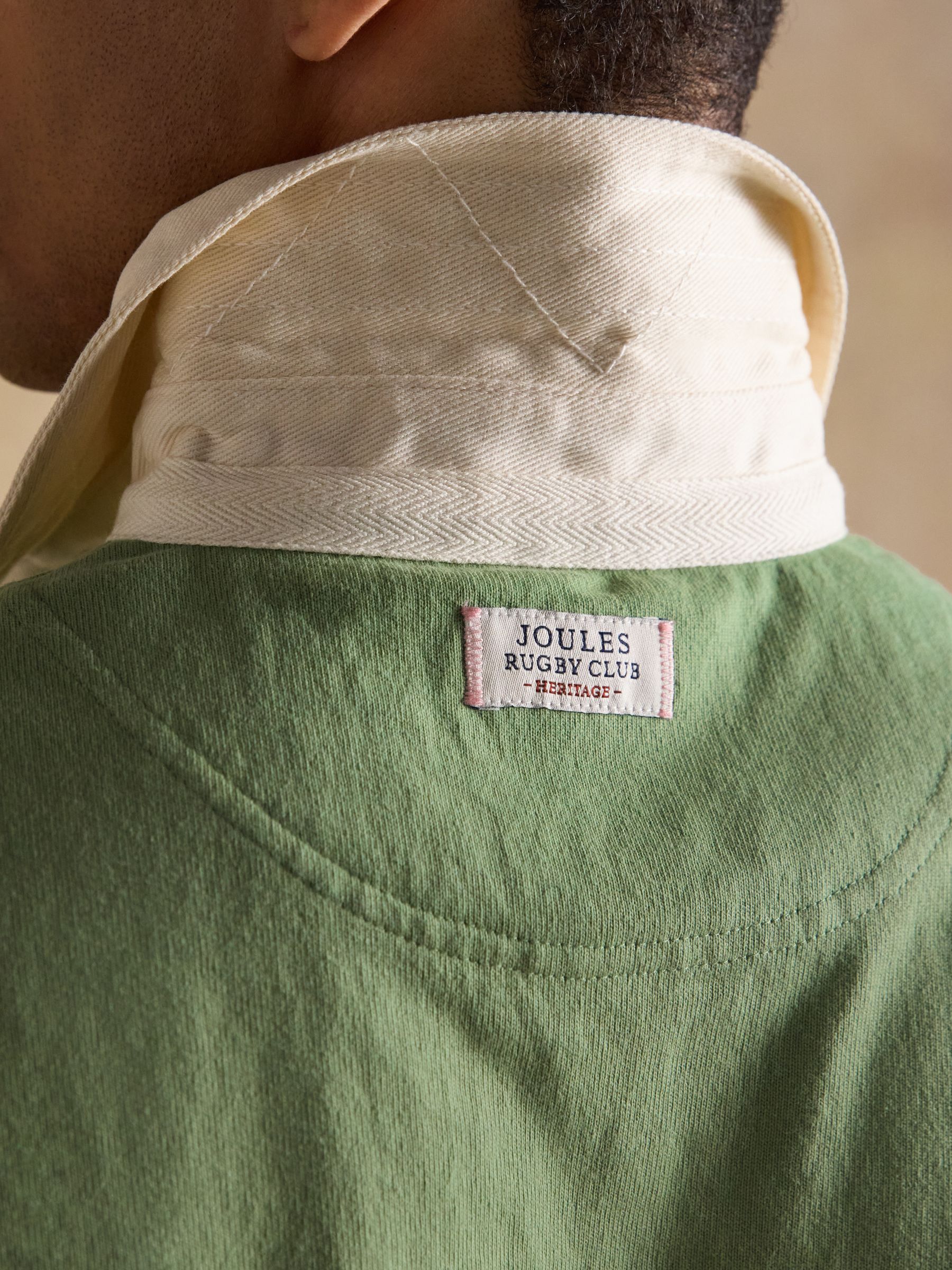 Rugby Club Green & Pink Short Sleeve Polo Shirt - Image 7 of 8