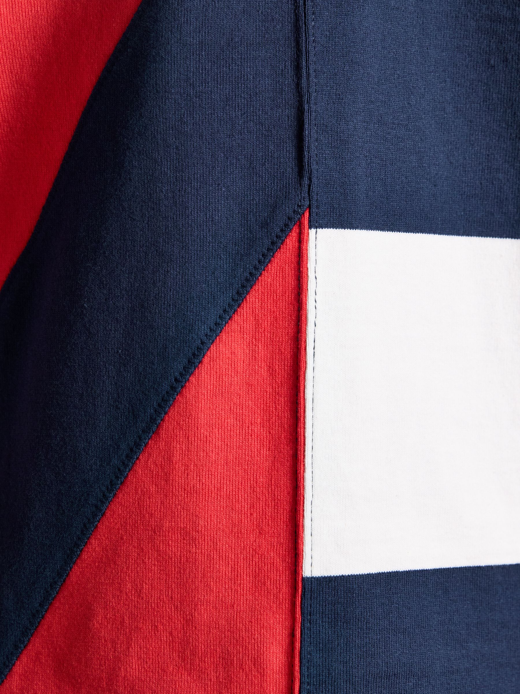 Rugby Club White & Navy Short Sleeve Polo Shirt - Image 9 of 10