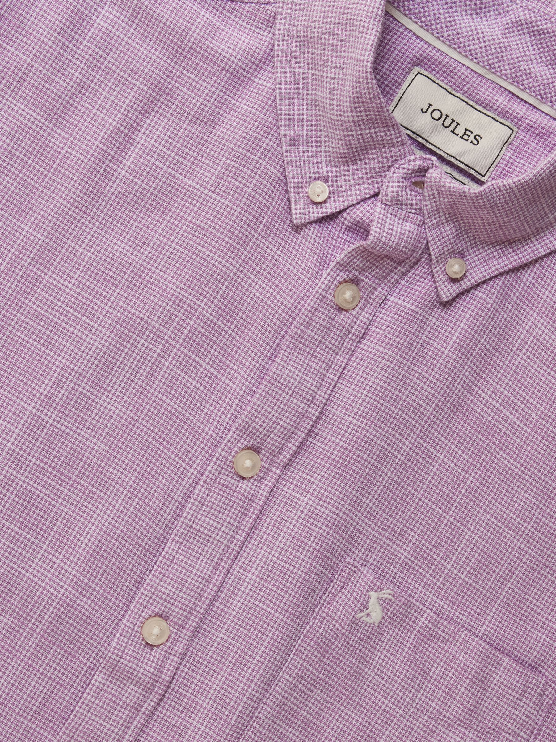 Purple Puppytooth Short Sleeve Classic Fit Shirt - Image 2 of 9
