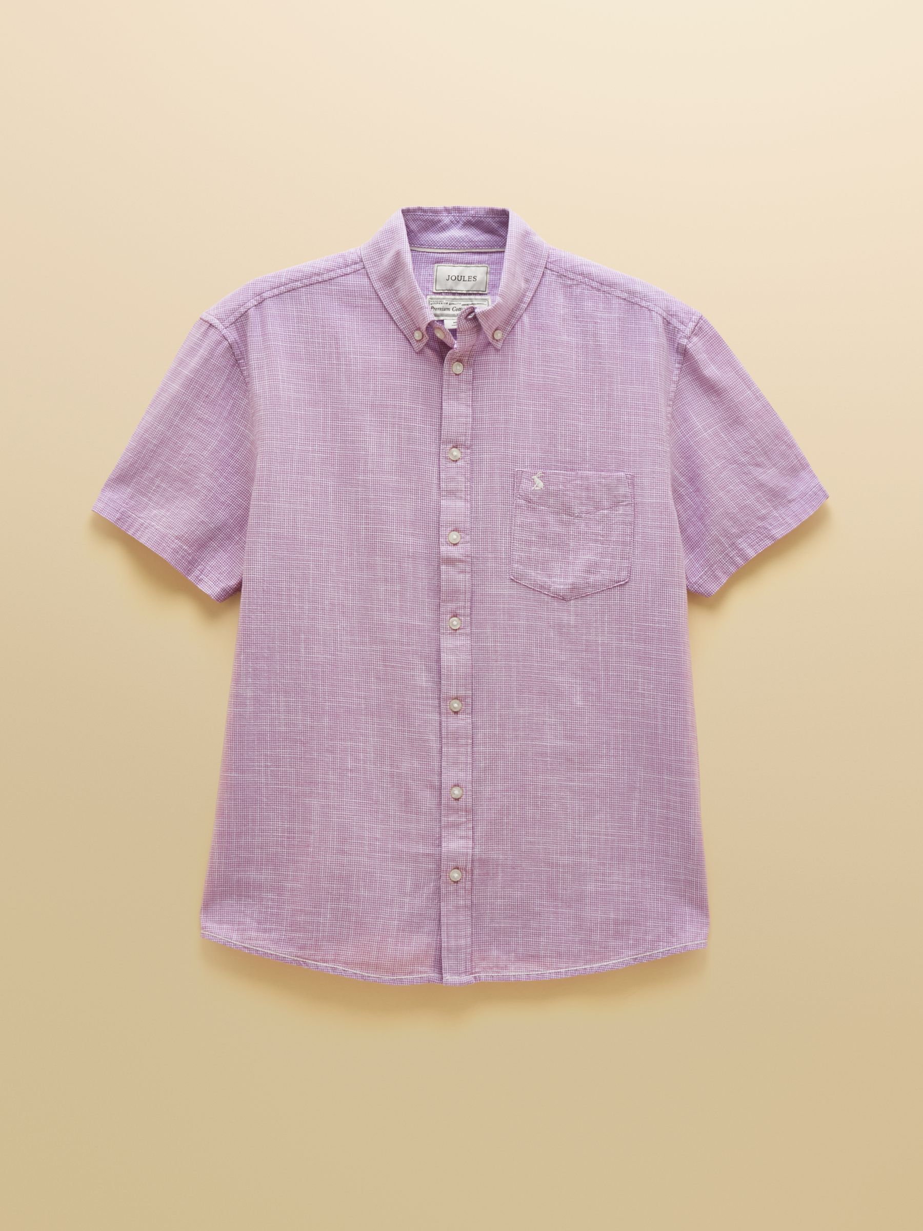 Purple Puppytooth Short Sleeve Classic Fit Shirt - Image 9 of 9