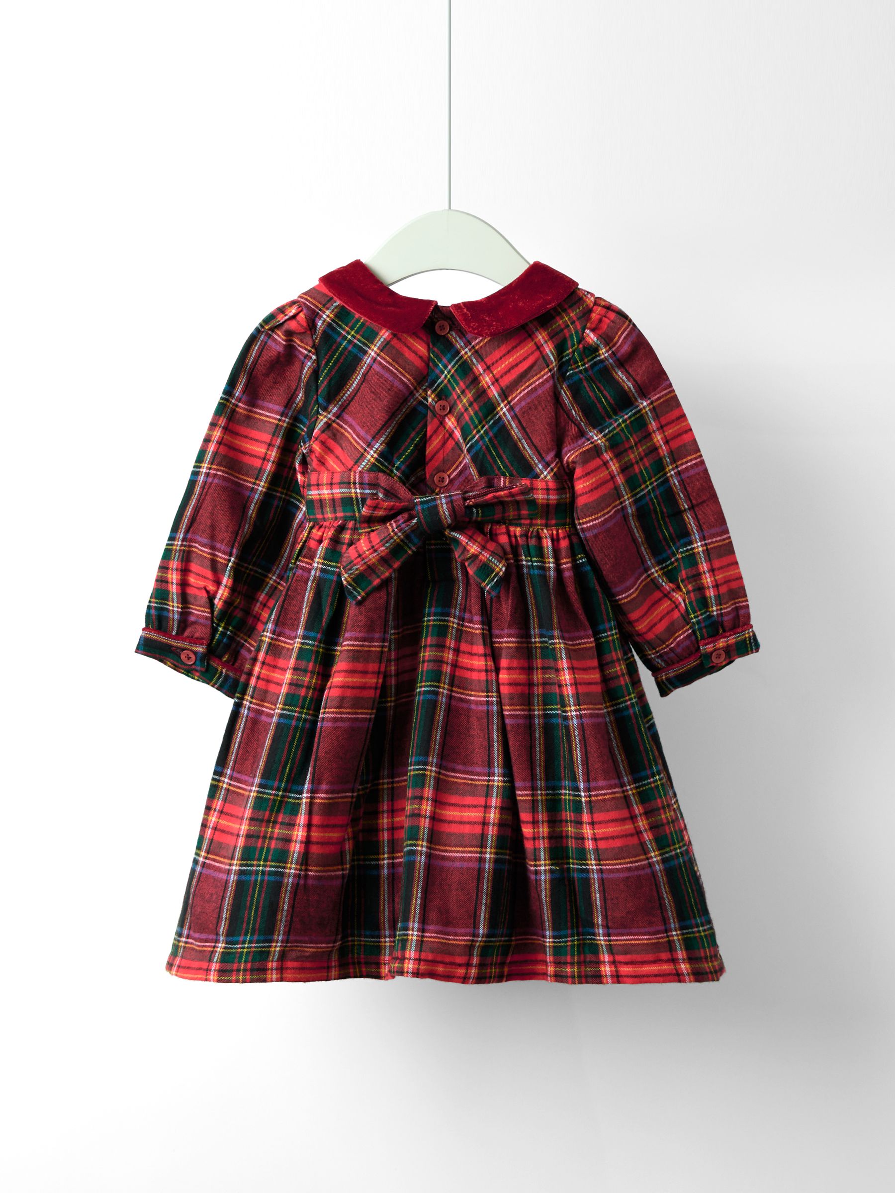 Red Tartan Party Dress - Image 2 of 4