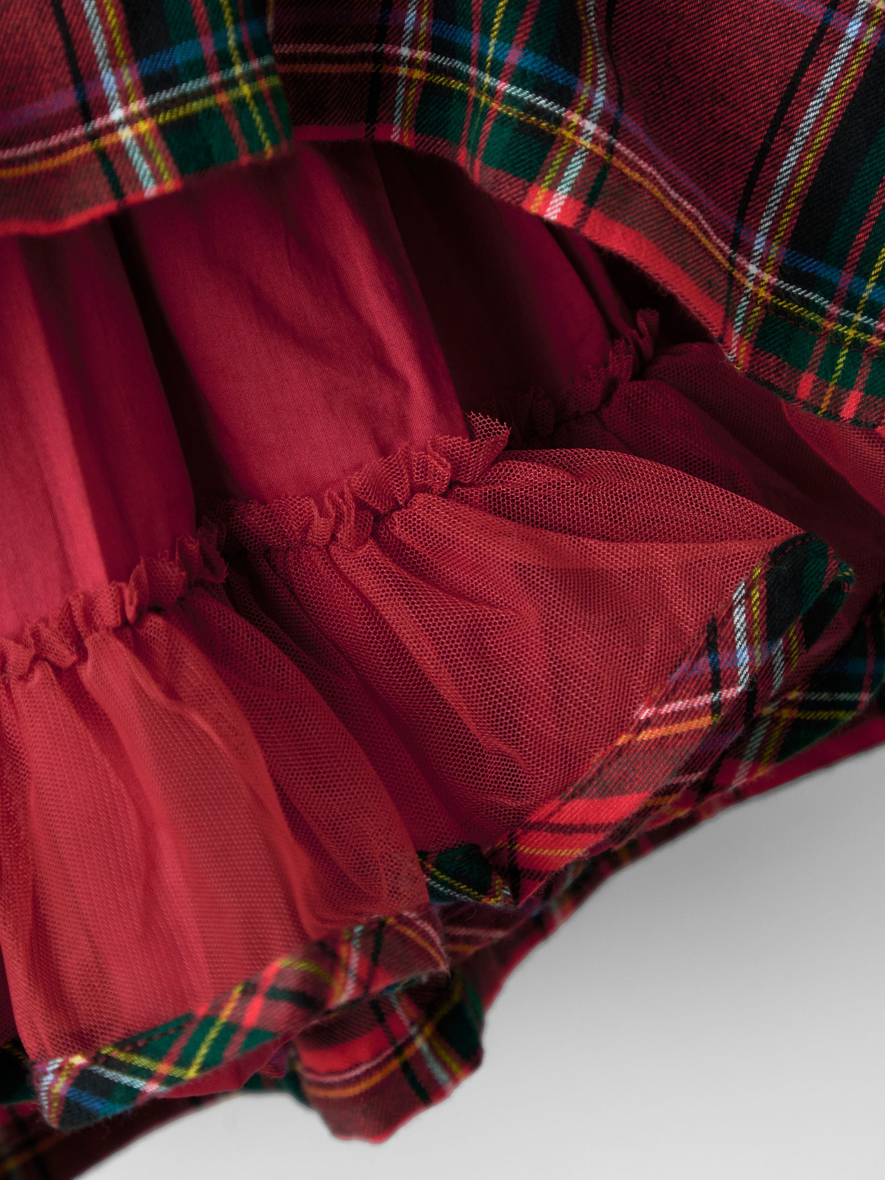 Red Tartan Party Dress - Image 4 of 4