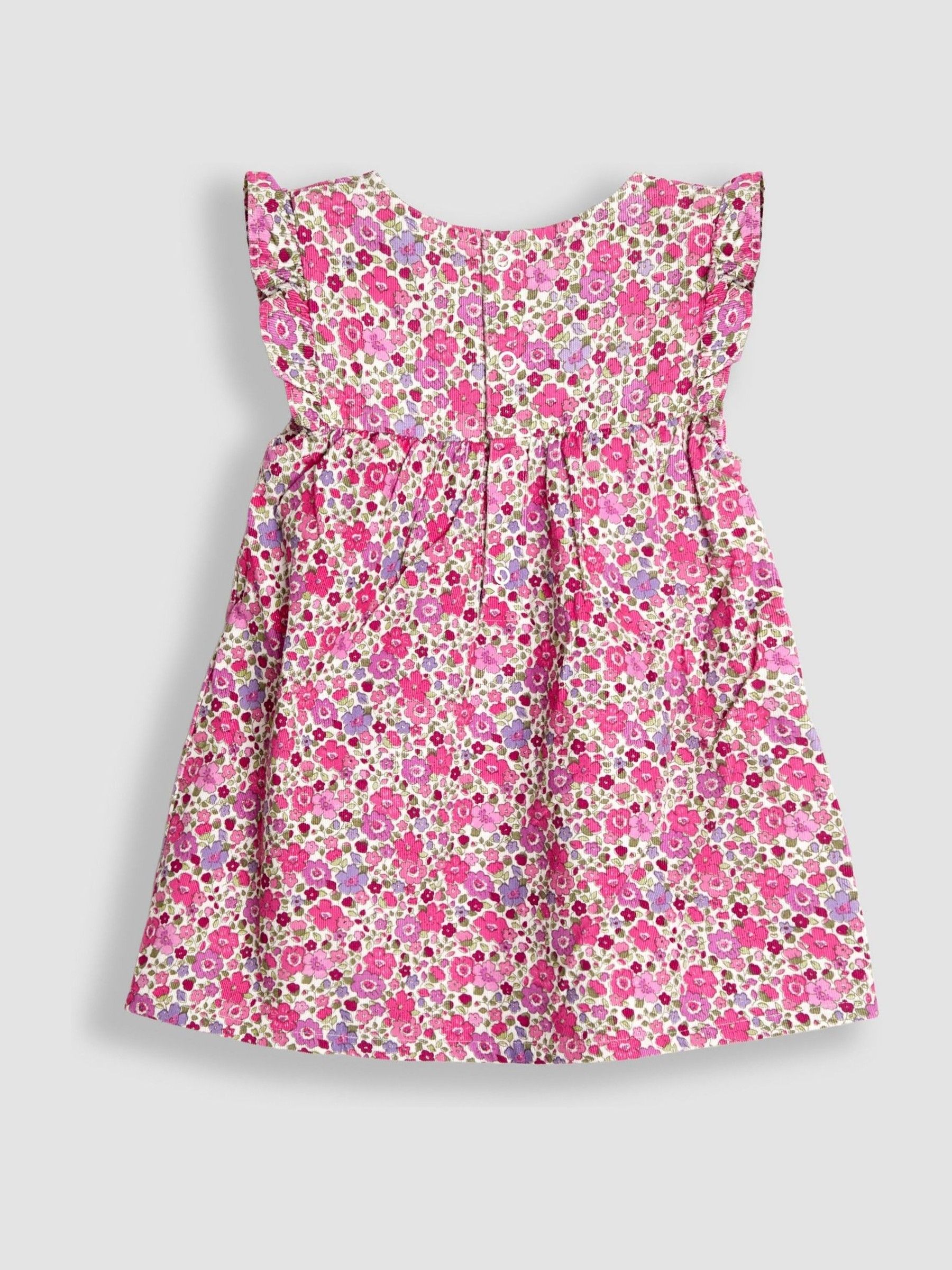 Pink Floral Cord Dress & Body Set - Image 3 of 6