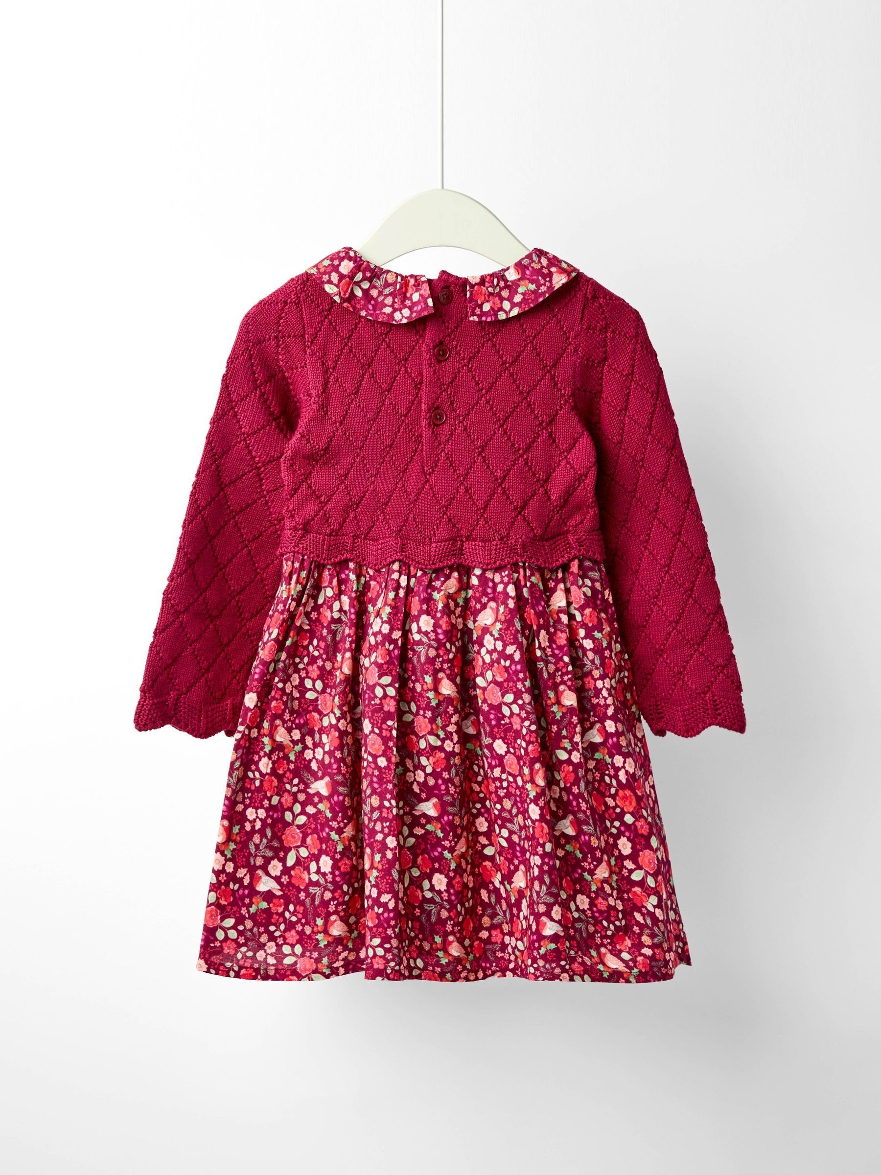 Red Christmas Knitted Combo dress - Image 5 of 5
