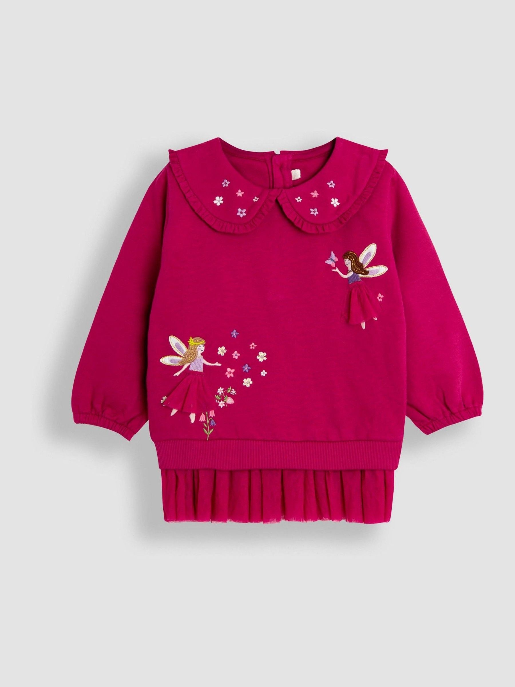 Raspberry Fairy Appliqué Tulle Sweatshirt & Leggings Set - Image 2 of 8