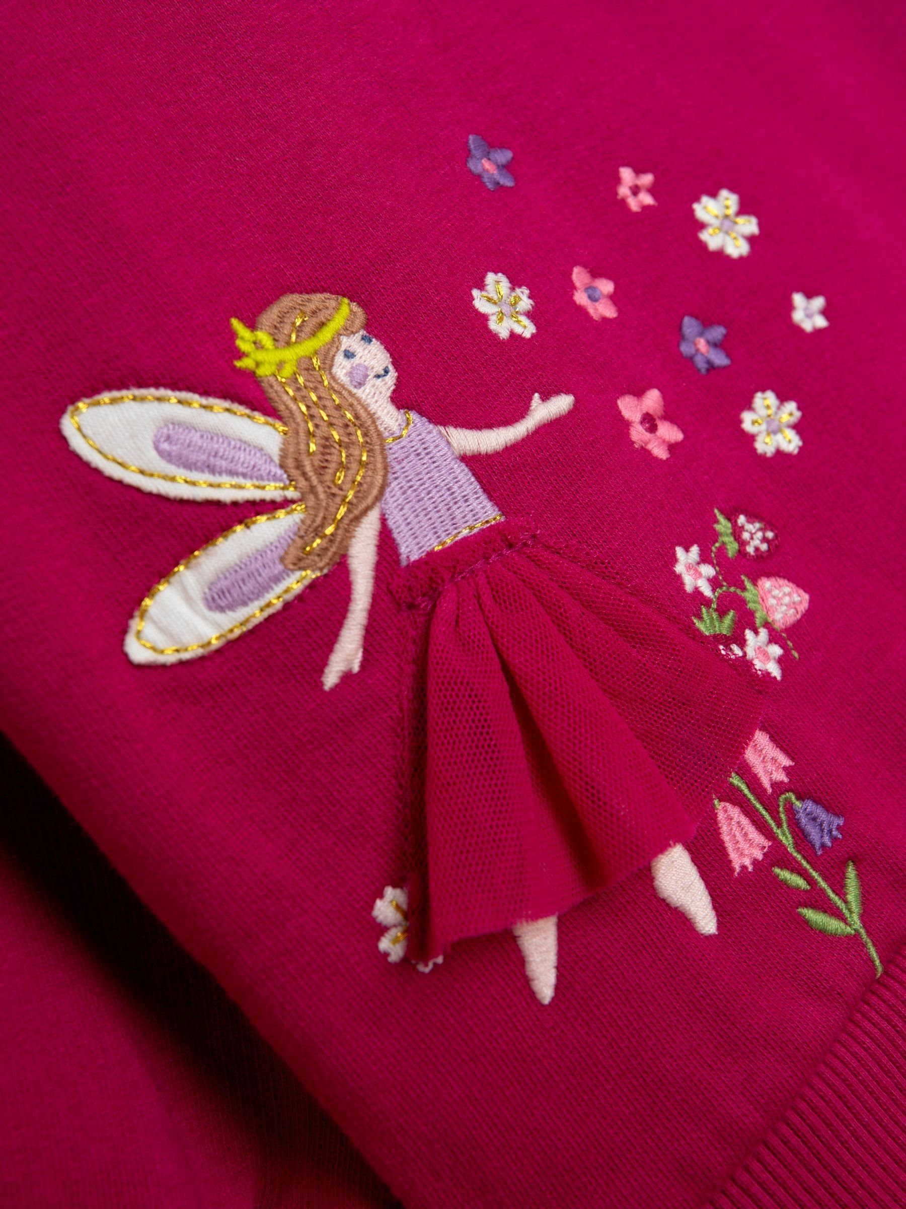 Raspberry Fairy Appliqué Tulle Sweatshirt & Leggings Set - Image 3 of 8