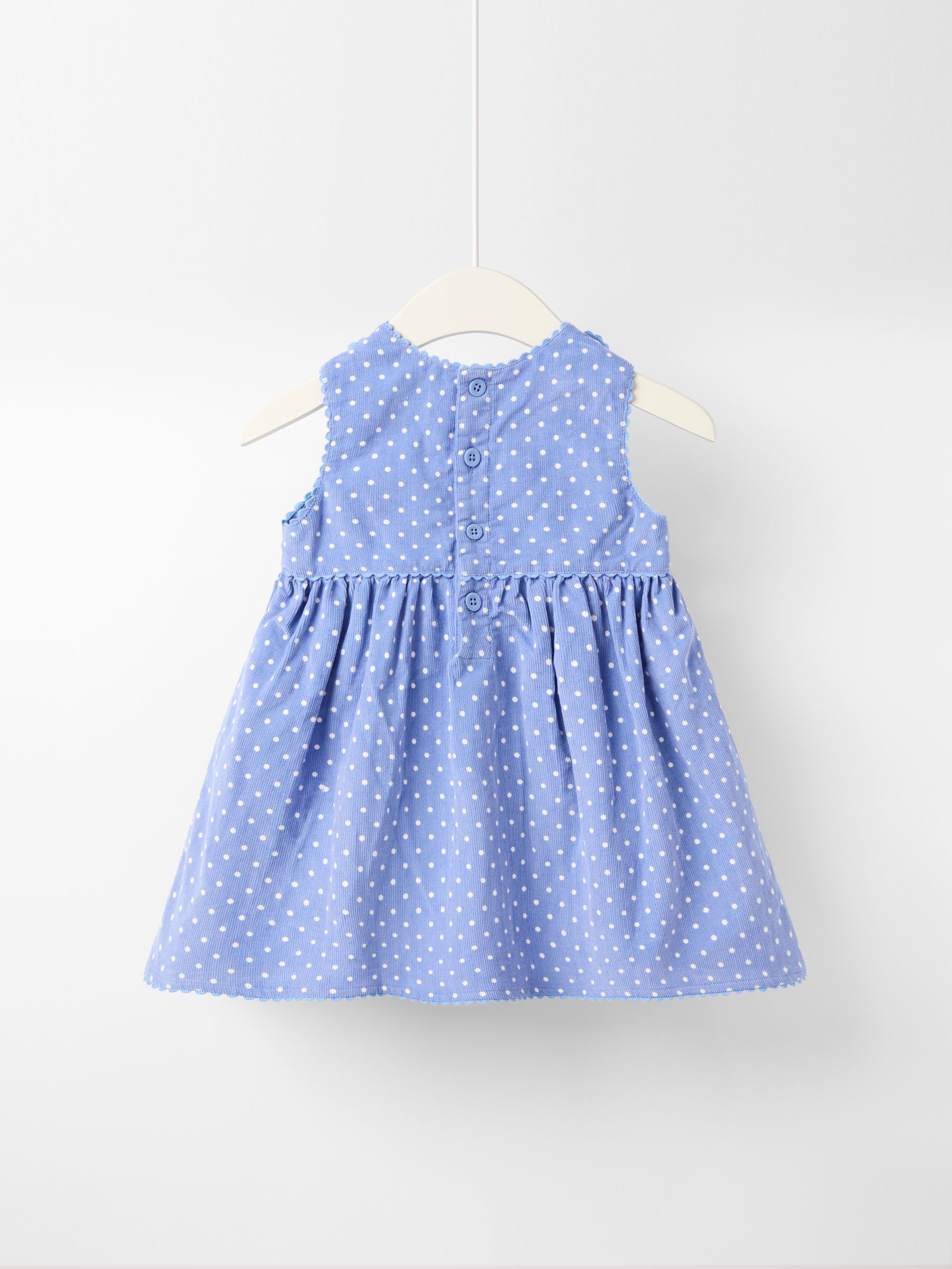 Blue Appliqué Cord Dress and Top Set - Image 2 of 4