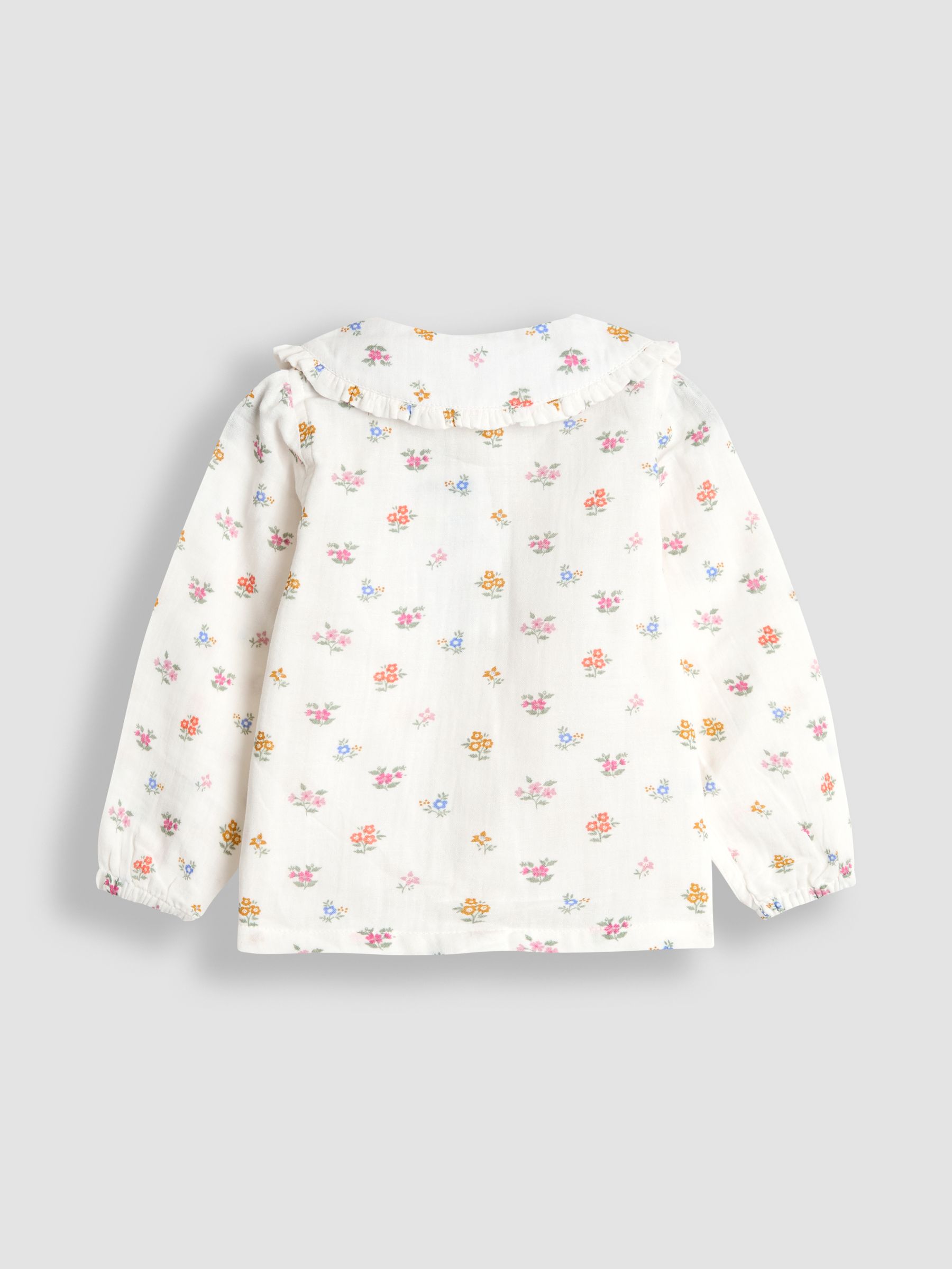 Yellow Embroidered Cord Pinafore Dress & Blouse Set - Image 5 of 6
