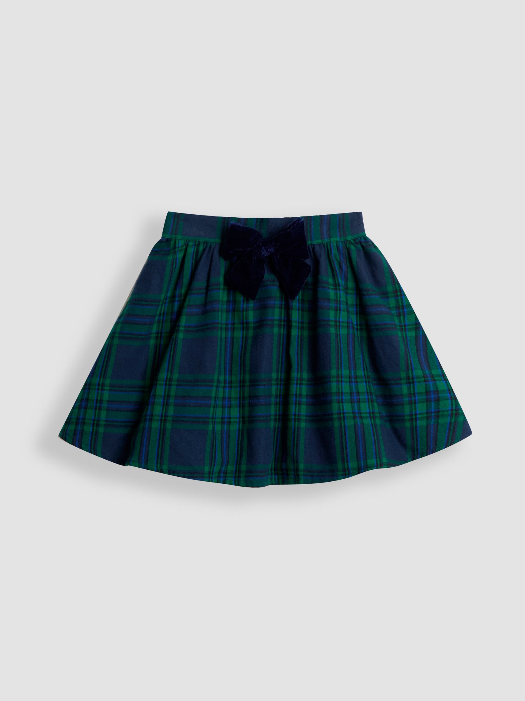 Green Blouse & Tartan Skirt Set - Image 8 of 11