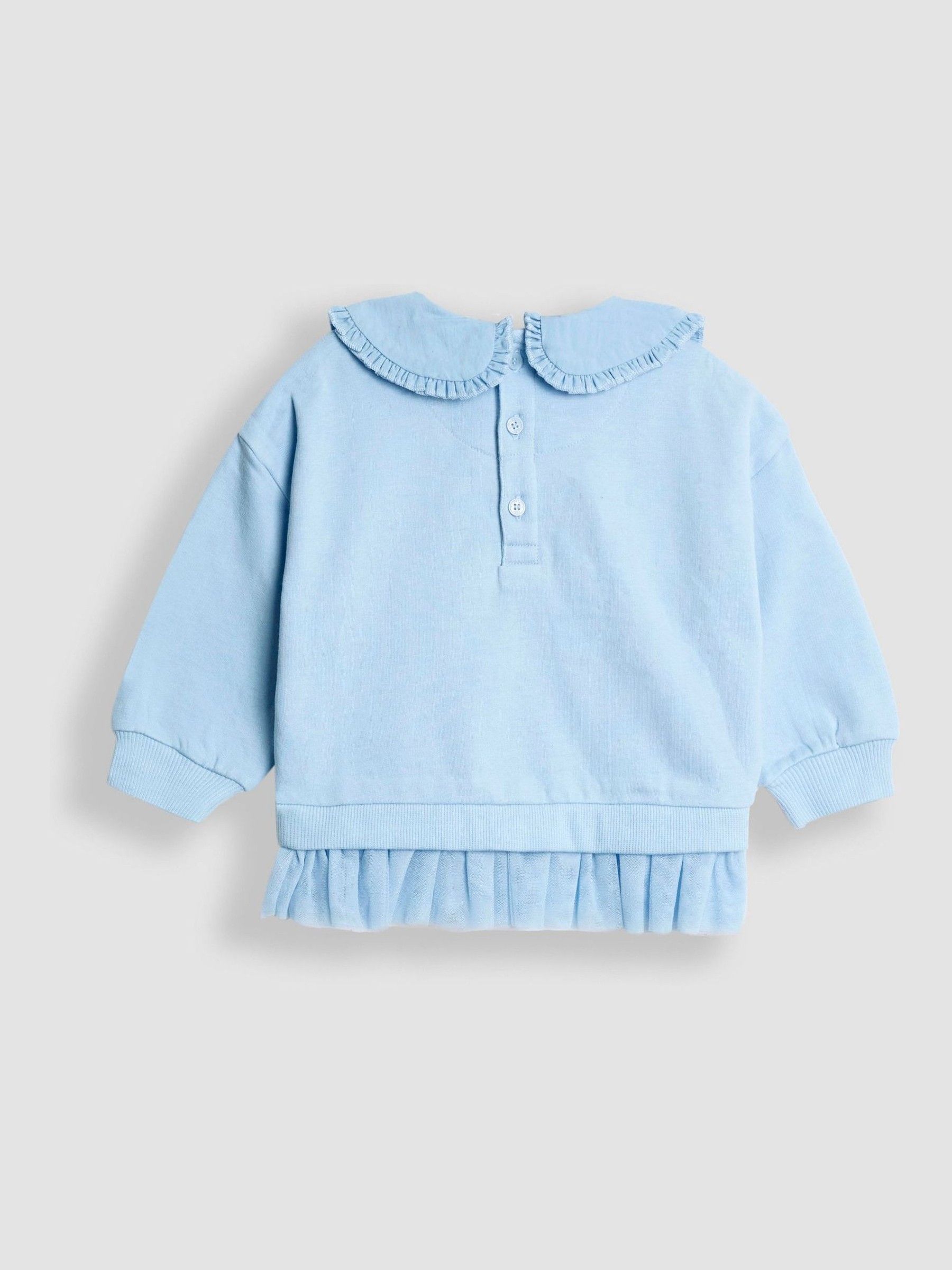 Blue Swan Appliqué Tulle Sweatshirt & Leggings Set - Image 4 of 6