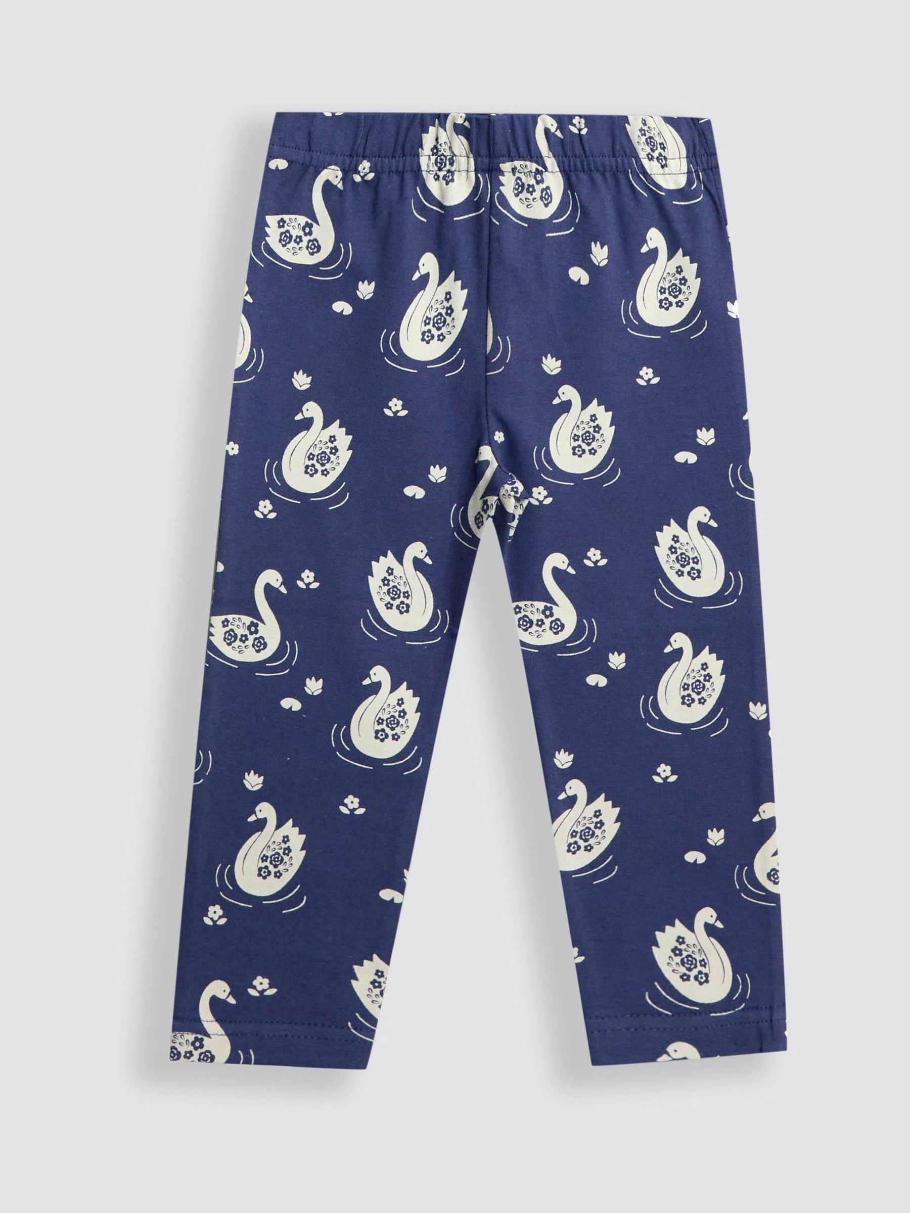 Blue Swan Appliqué Tulle Sweatshirt & Leggings Set - Image 5 of 6