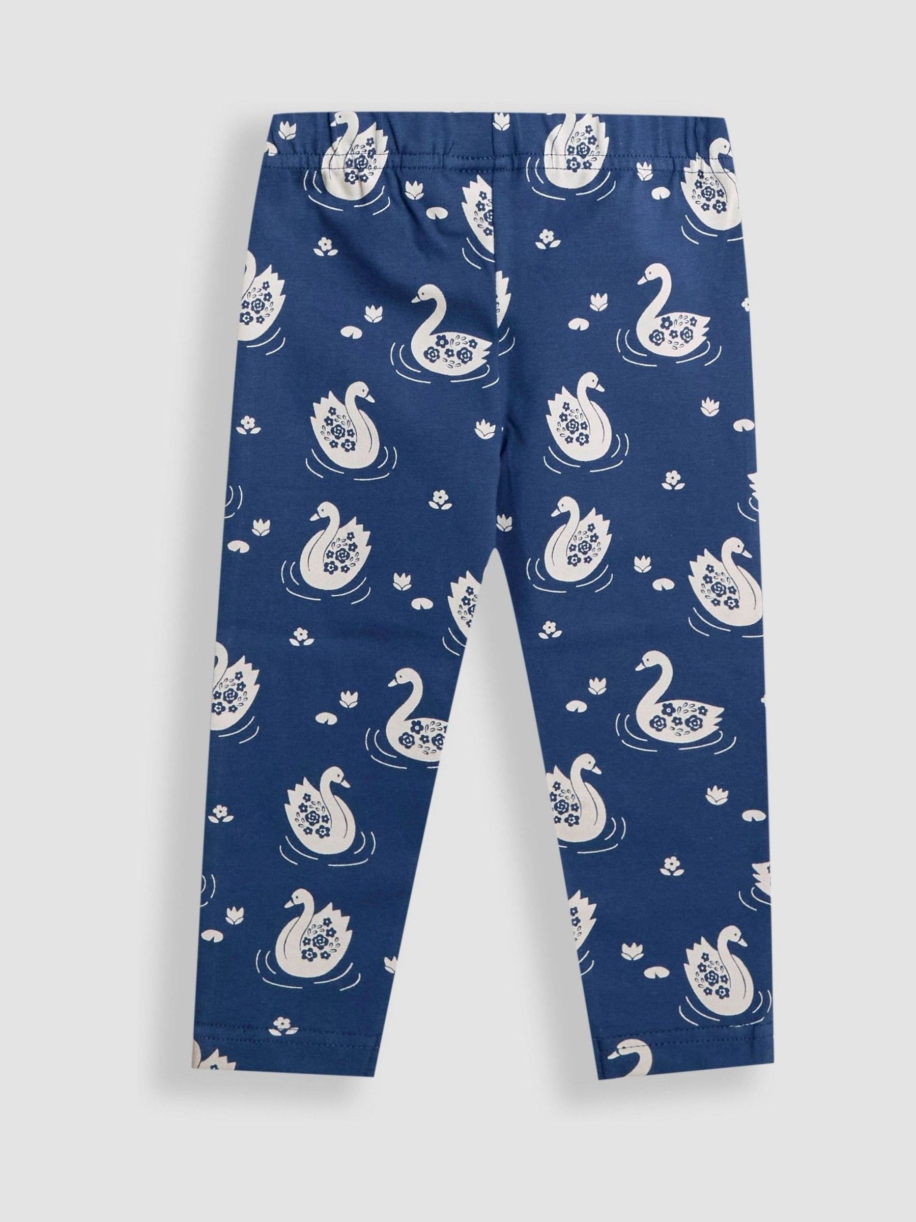 Blue Swan Appliqué Tulle Sweatshirt & Leggings Set - Image 6 of 6