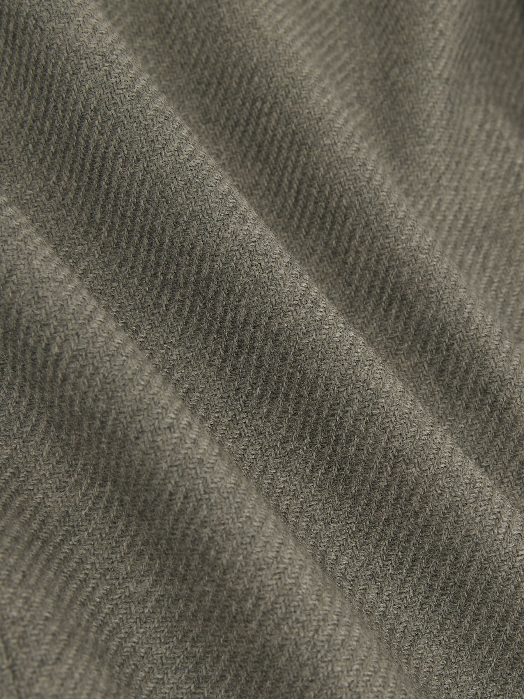 Wool-Blend Single-Breasted Blazer Slim-Fit in Sage Green - Image 7 of 7