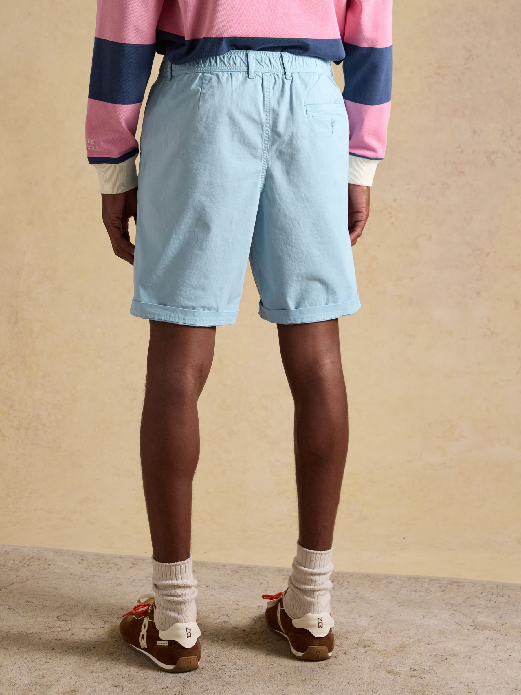 Norfolk Blue Relaxed Fit Chino Shorts - Image 2 of 7