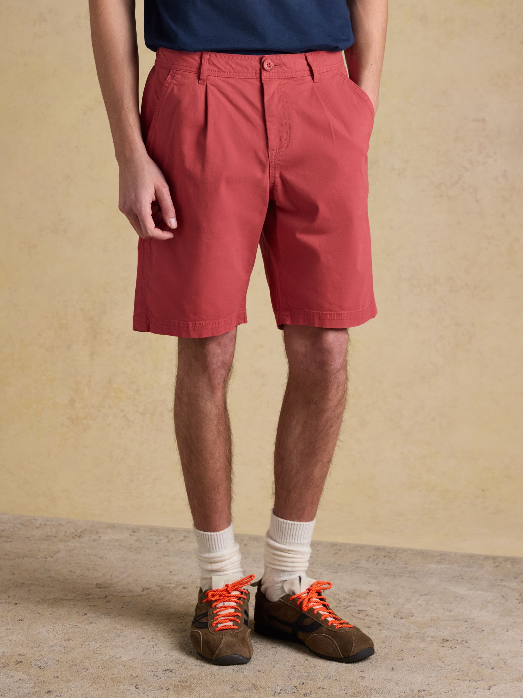 Norfolk Rose Pink Relaxed Fit Chino Shorts - Image 1 of 7