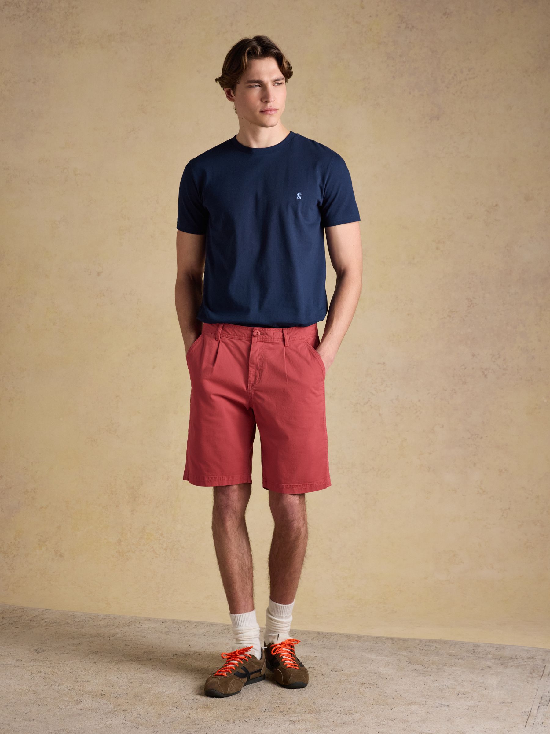 Norfolk Rose Pink Relaxed Fit Chino Shorts - Image 3 of 7