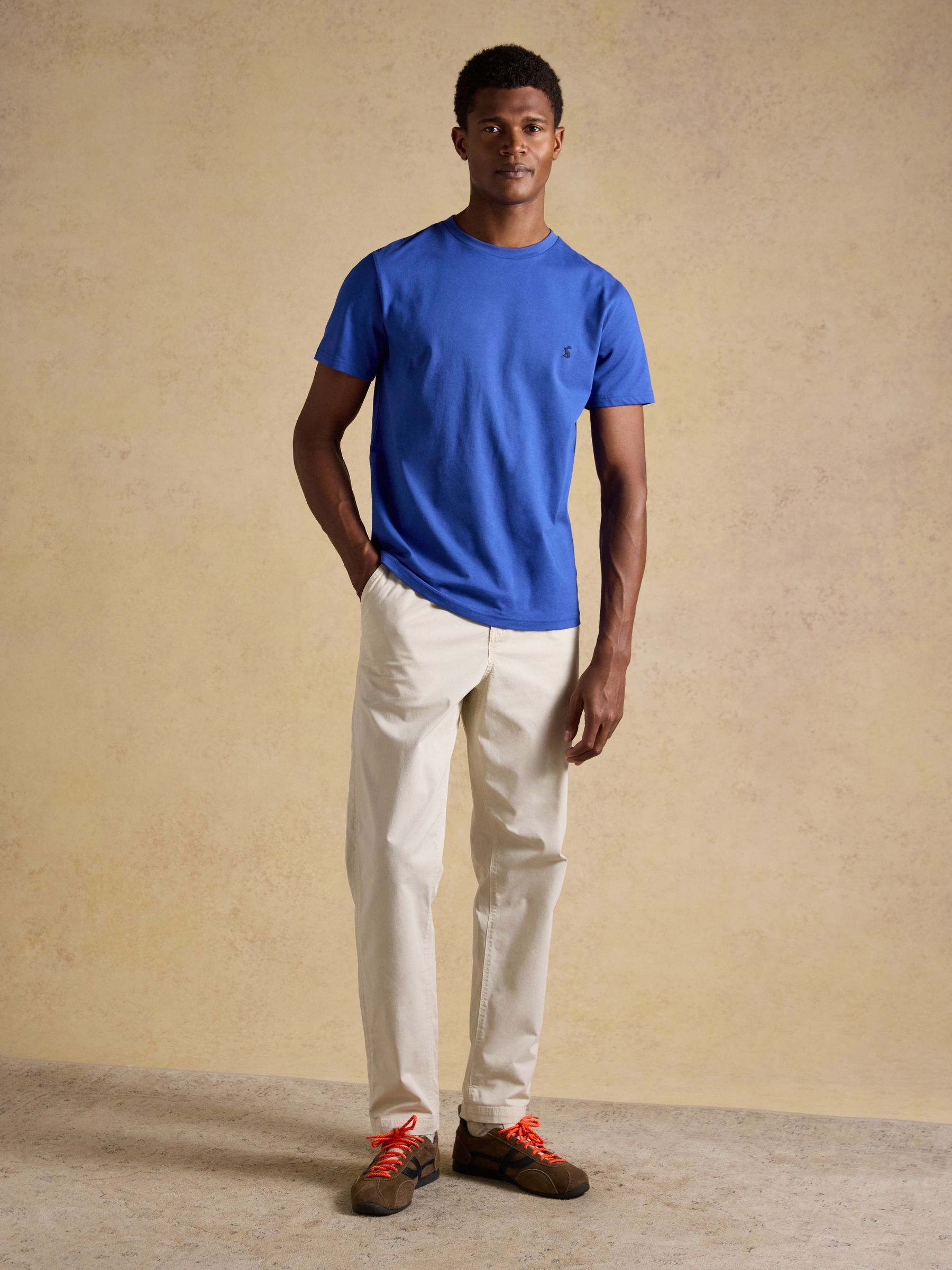 Everyday Mid Blue Classic Fit Cotton T-Shirt - Image 6 of 7