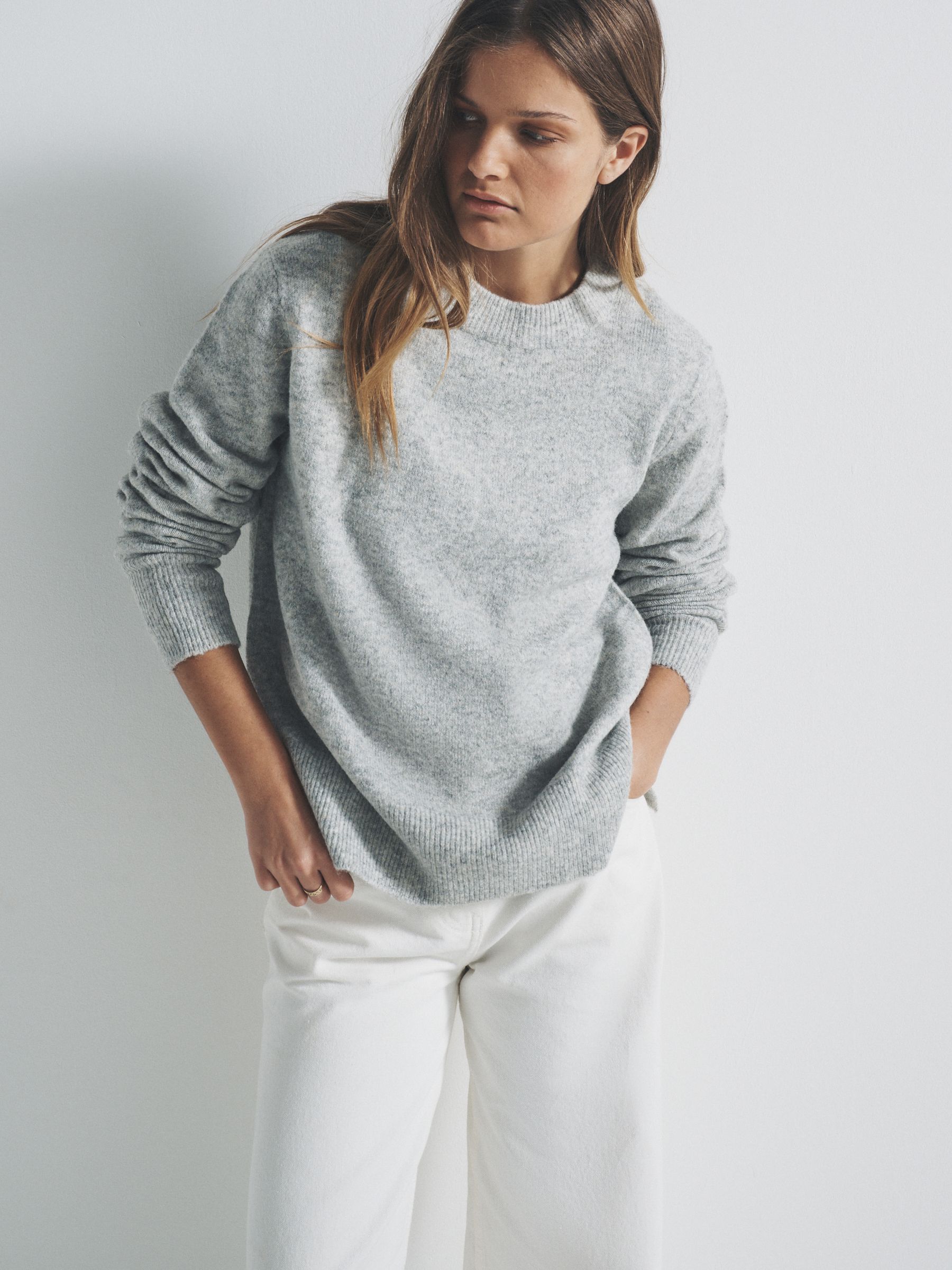 2 Pack Crew Neck Knitted Jumper With Wool - Image 3 of 9