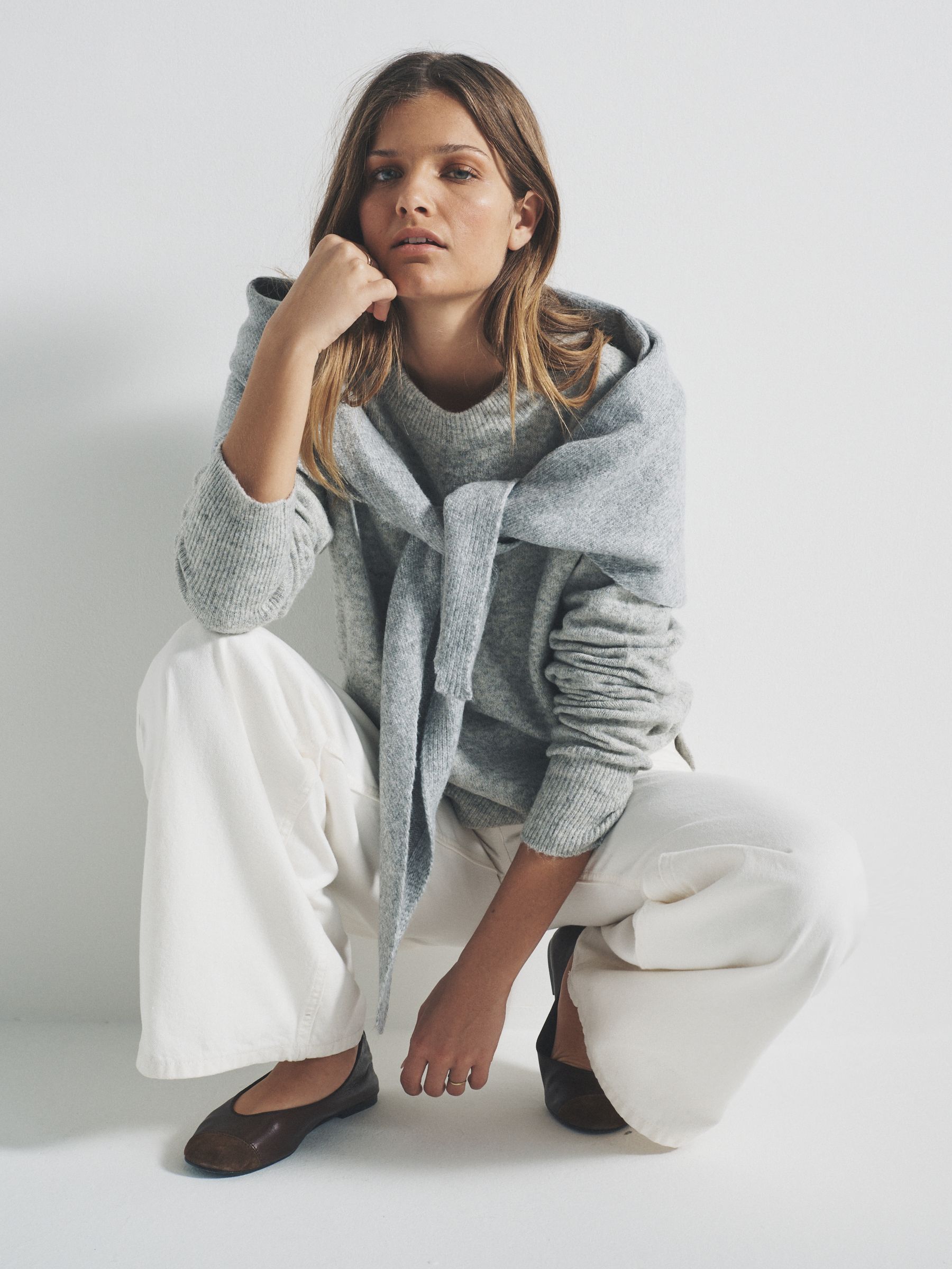 2 Pack Crew Neck Knitted Jumper With Wool - Image 5 of 9