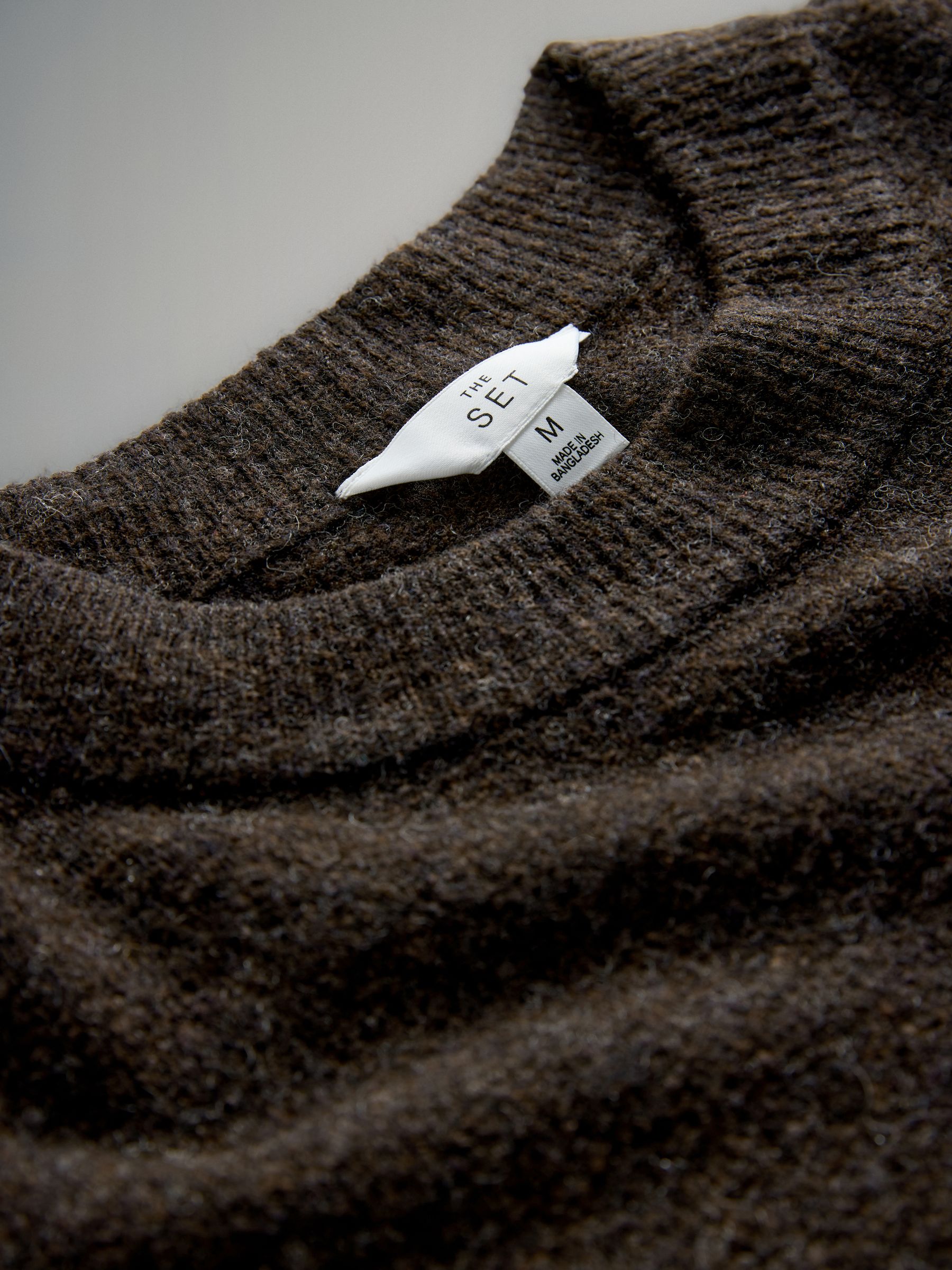 Navy Blue/Burgundy Red/Chocolate Brown 3 Pack Crew Neck Knitted Jumpers with Wool - Image 6 of 6 Navy Blue/Burgundy Red/Chocolate Brown 3 Pack Crew Neck Knitted Jumpers with Wool - Image 6 of 6