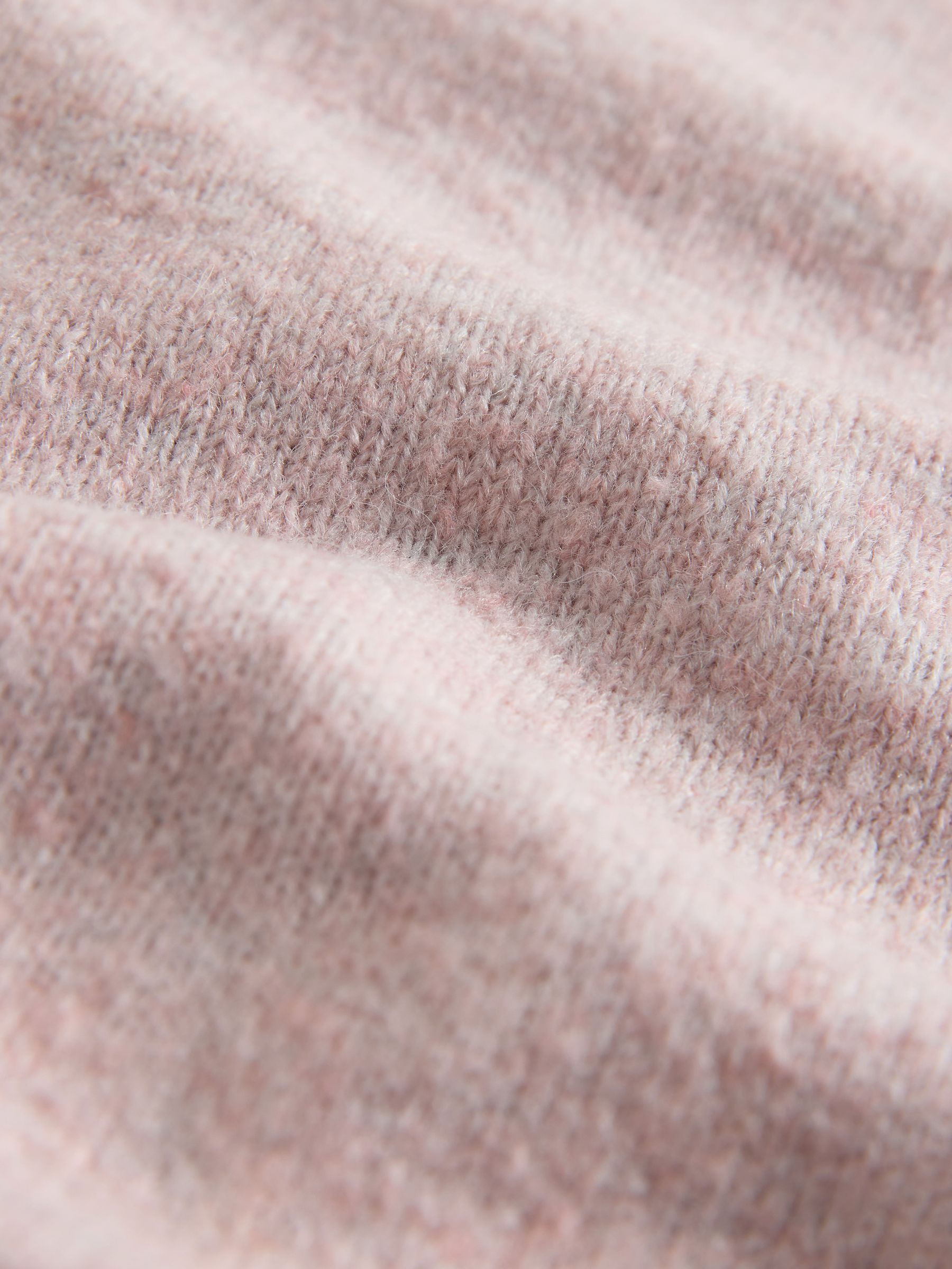 Taupe Brown/Light Pink/ Blue - 3 Pack Knitted V-Neck Jumpers With Wool - Image 11 of 11