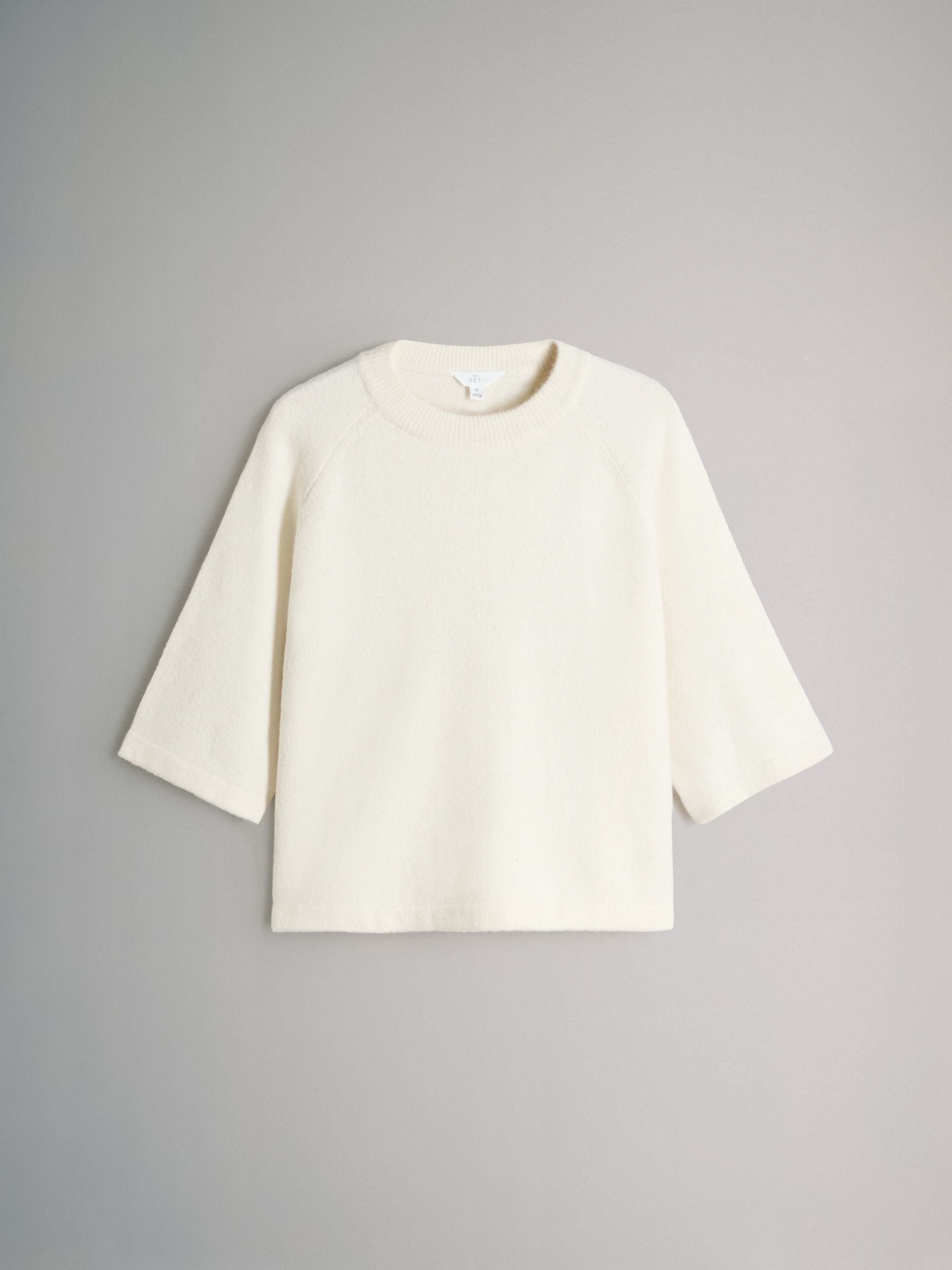 Pink/Oatmeal/Cream - 3 Pack Knitted T-Shirt With Wool - Image 6 of 10