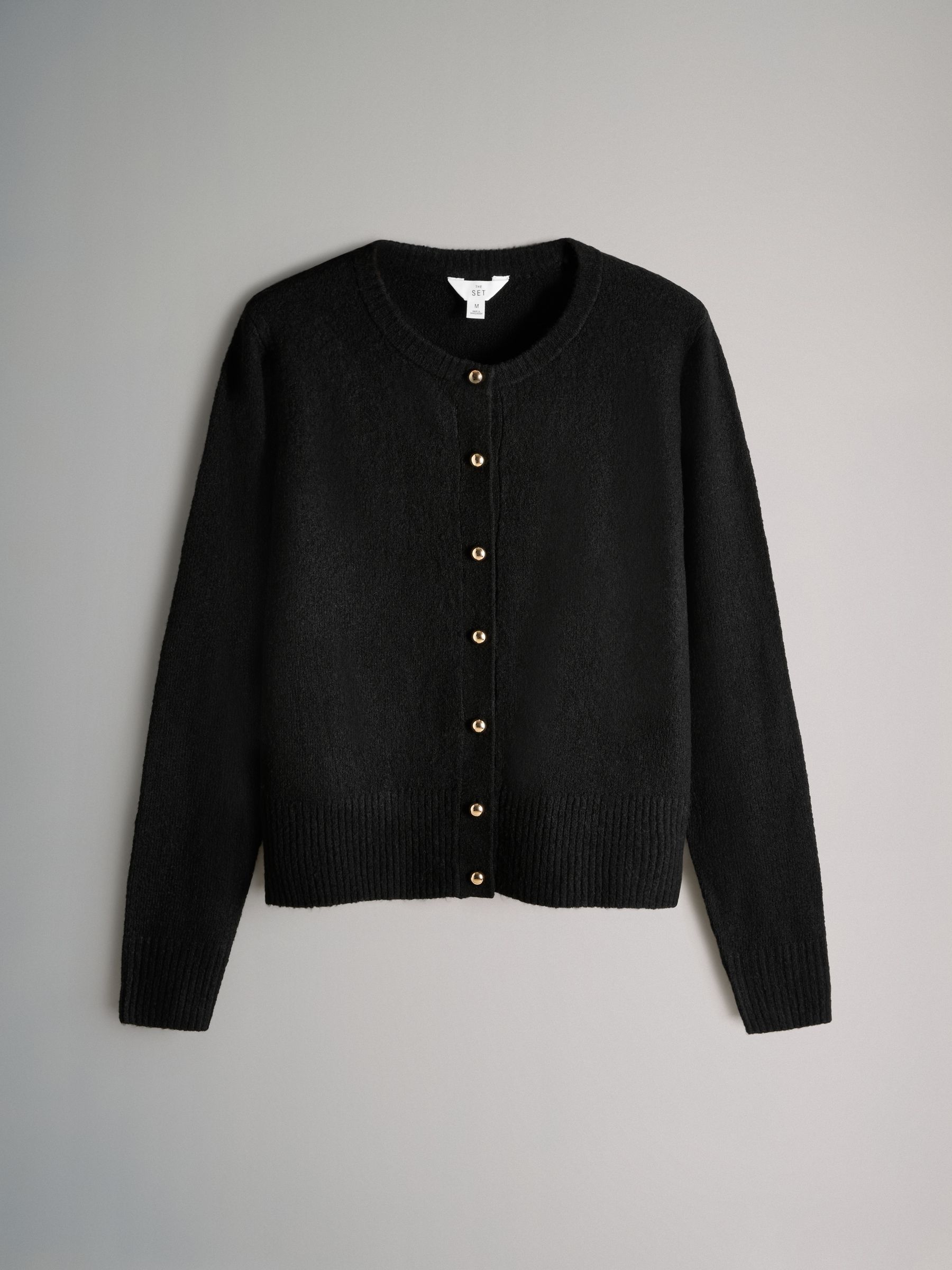 2 Pack Gold Button Knitted Cardigans With Wool - Image 5 of 11