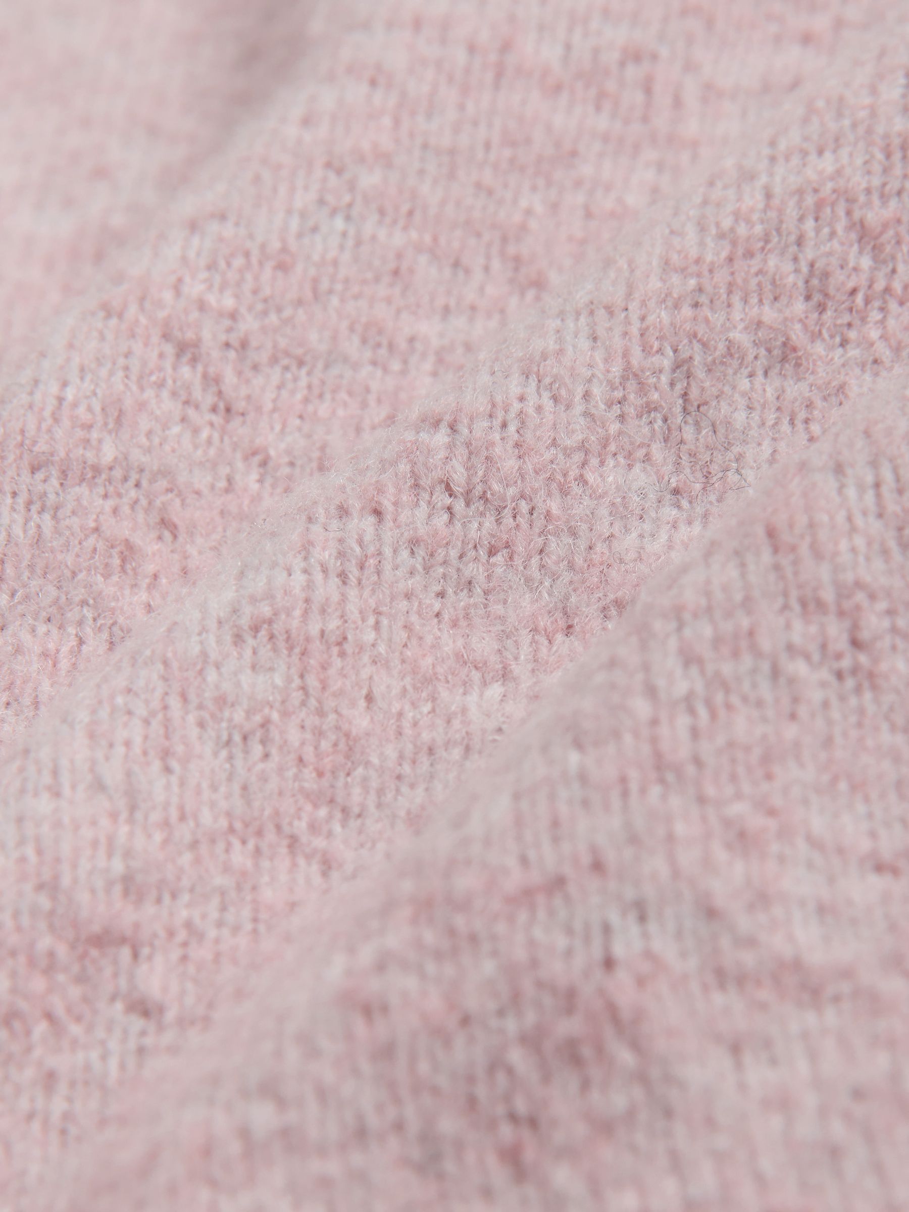 Soft Pink/Chocolate Brown 2 Pack Knitted Cardigans With Wool - Image 7 of 8