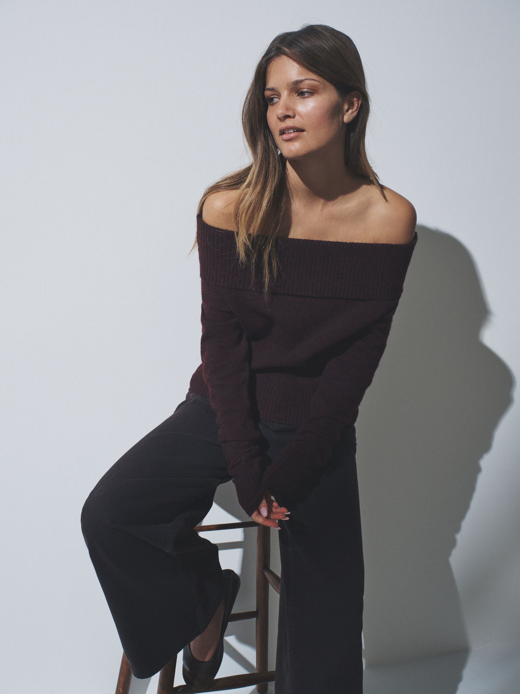 2 Pack Bardot Knitted Jumpers With Wool - Image 4 of 9