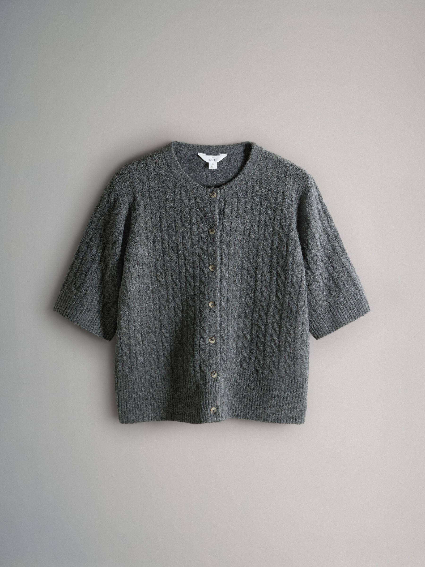 Knitted Short Sleeve Cardigans With Wool 2 Pack - Image 5 of 8