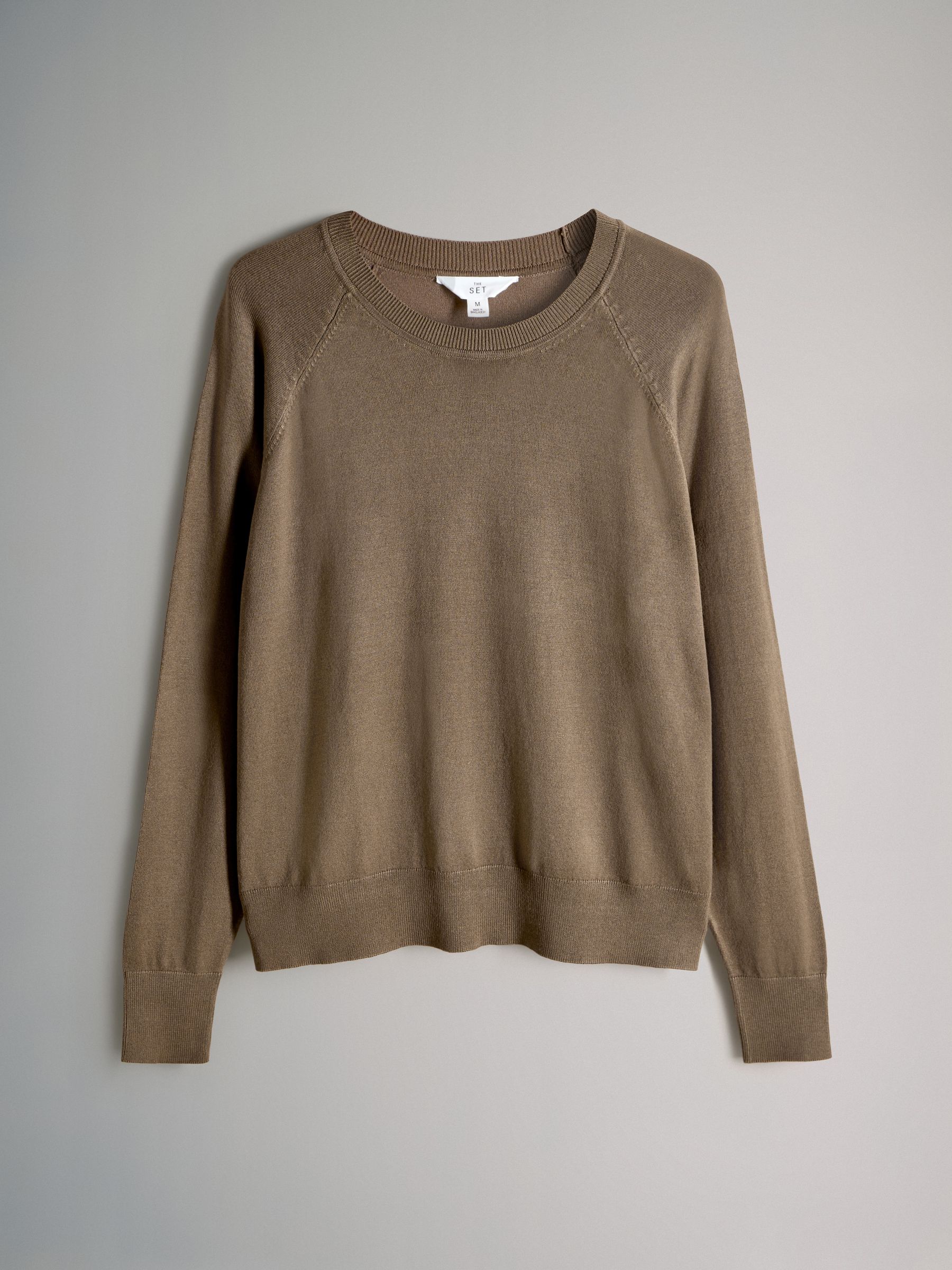 Taupe Brown/Burgundy/Dark Pink/Light Pink - 4 Pack Long Sleeve Fine Knit T-Shirts - Image 3 of 6