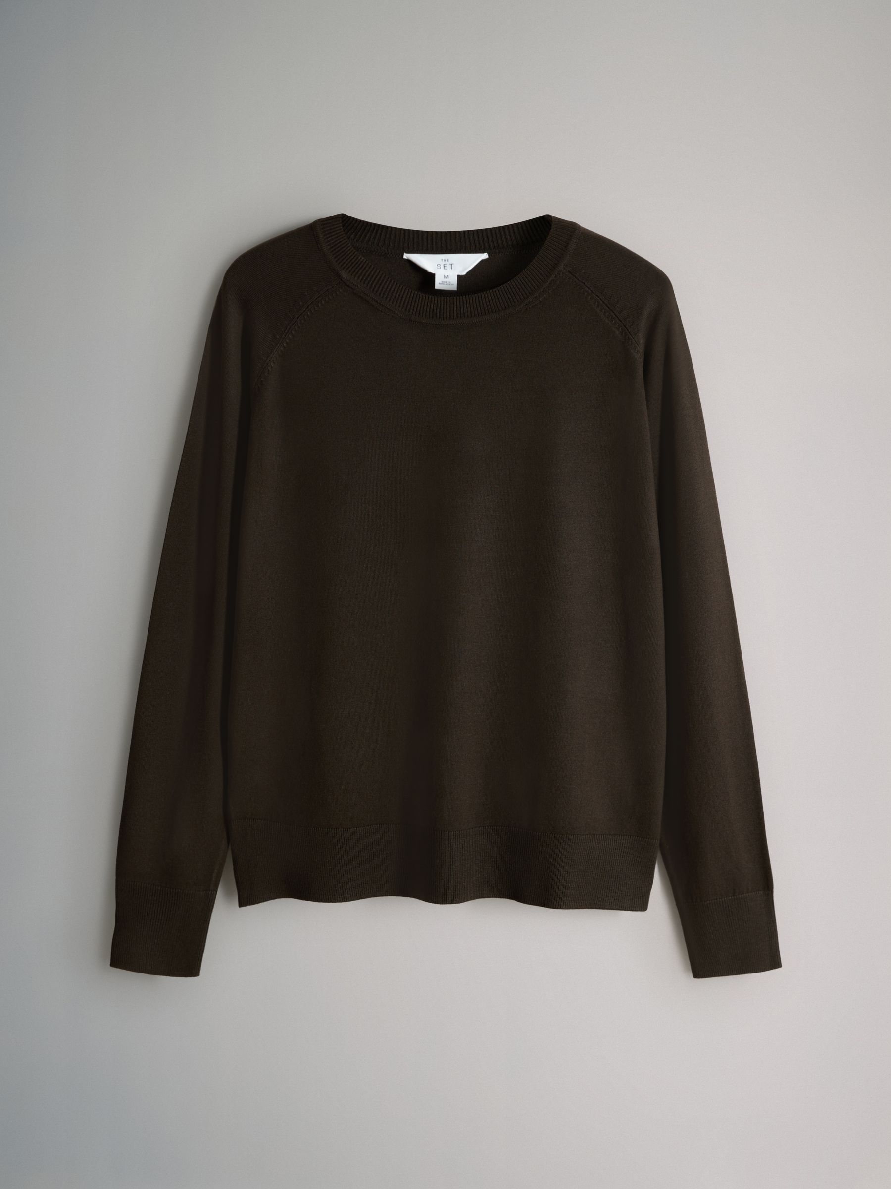 Chocolate Brown/Navy Blue/Burgundy Red - 4 Pack Fine Knit Crew Neck Jumpers - Image 2 of 6 Chocolate Brown/Navy Blue/Burgundy Red - 4 Pack Fine Knit Crew Neck Jumpers - Image 2 of 6