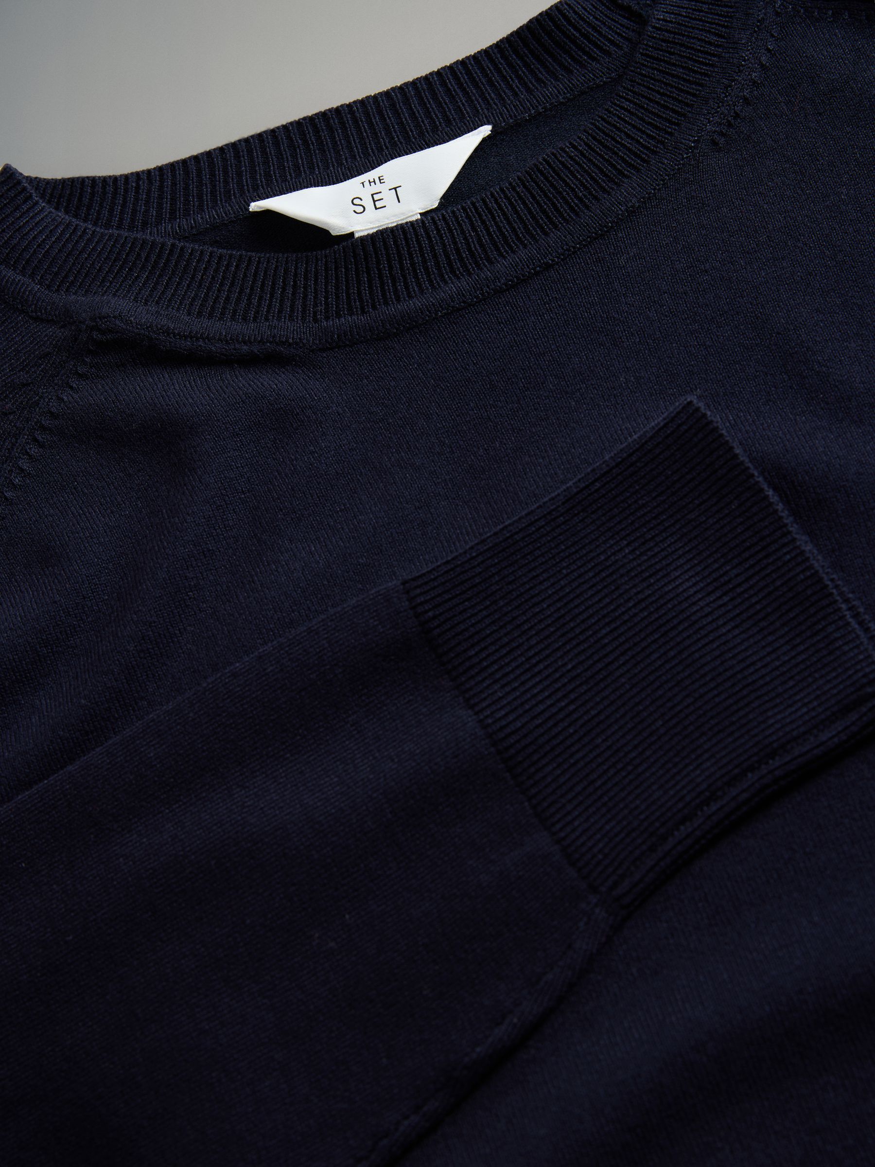 Chocolate Brown/Navy Blue/Burgundy Red - 4 Pack Fine Knit Crew Neck Jumpers - Image 5 of 6
